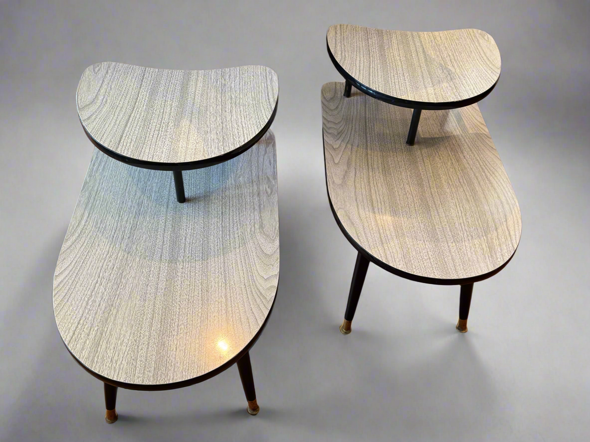MCM Boomerang Coffee And End Table Set