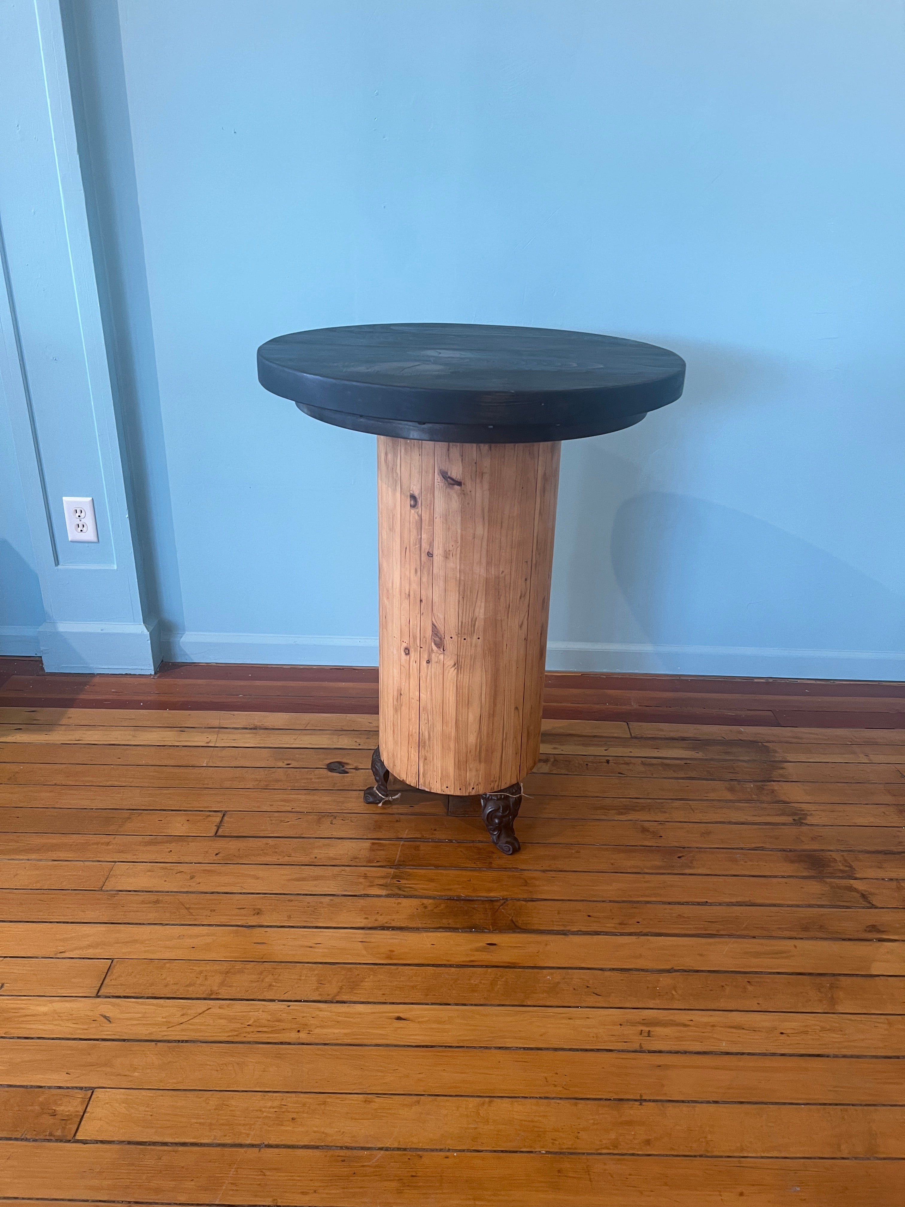 Rustic High-Top Bar Table