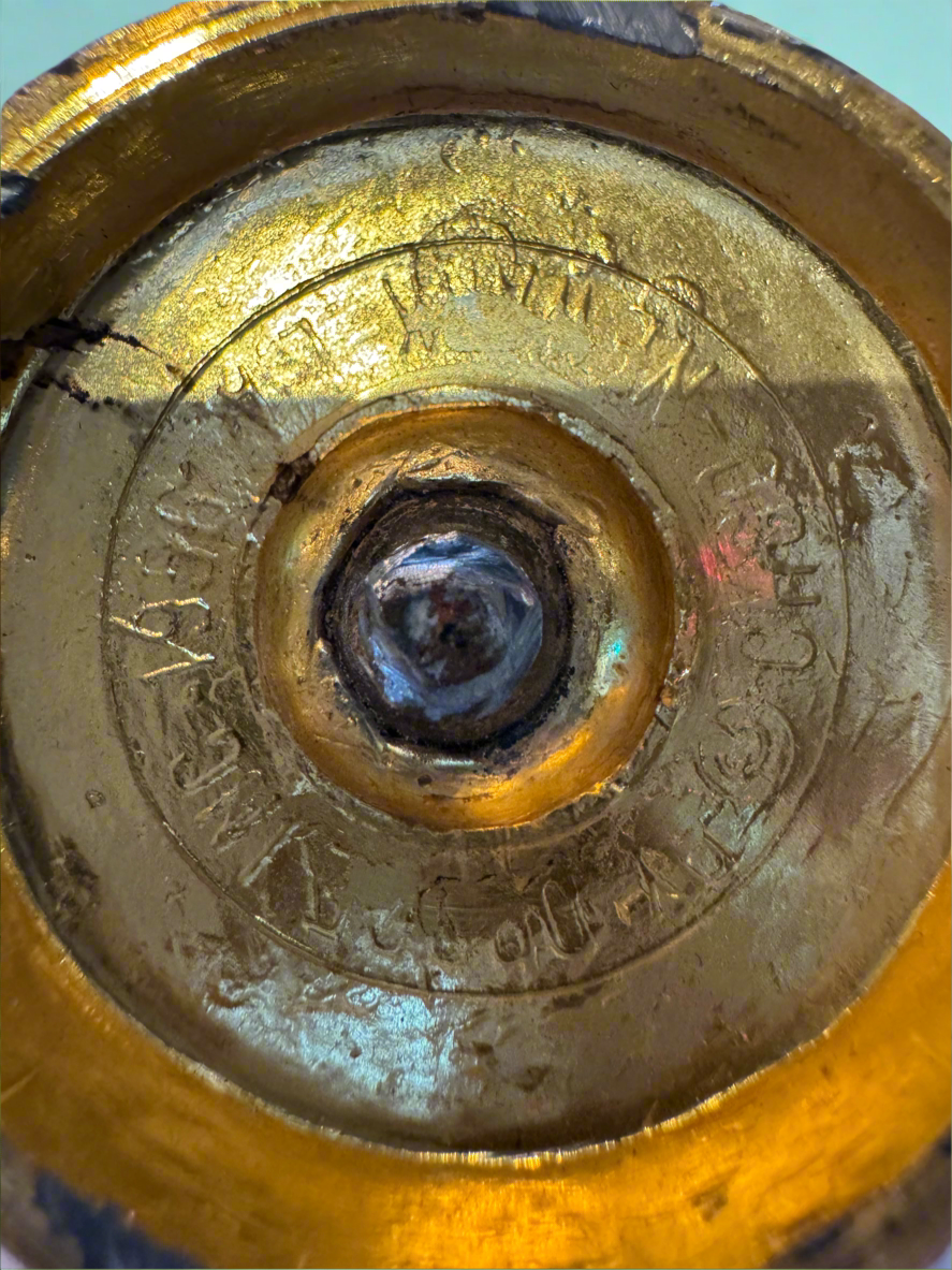 WWII Era Golden Plane Decoration