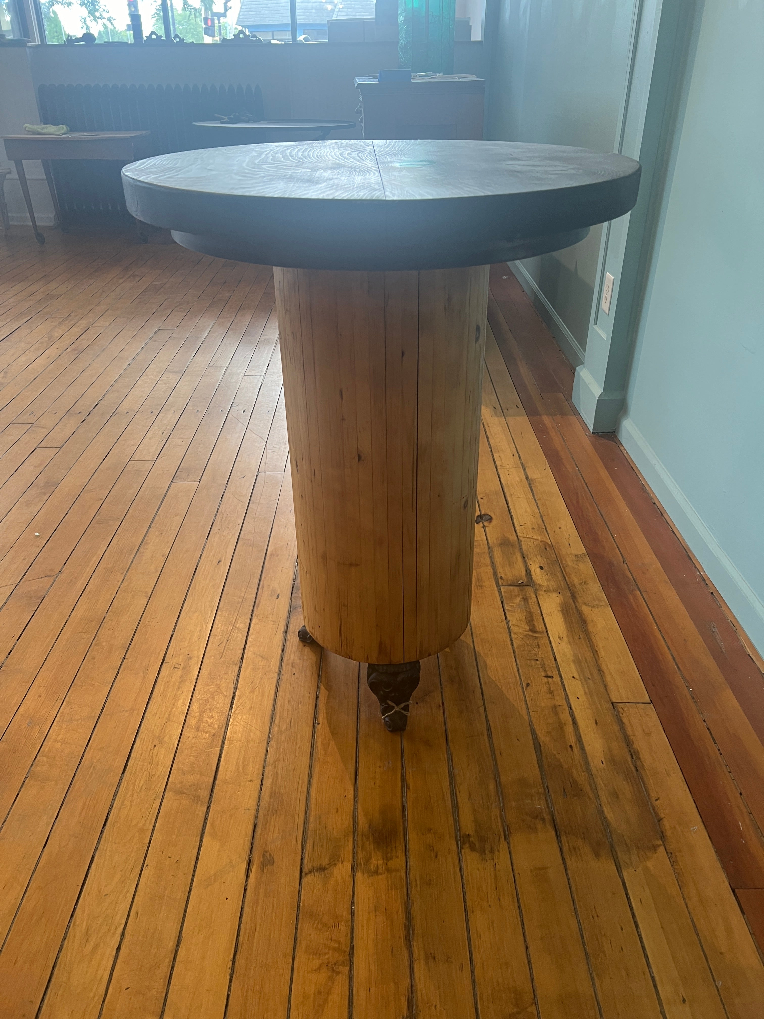 Rustic High-Top Bar Table