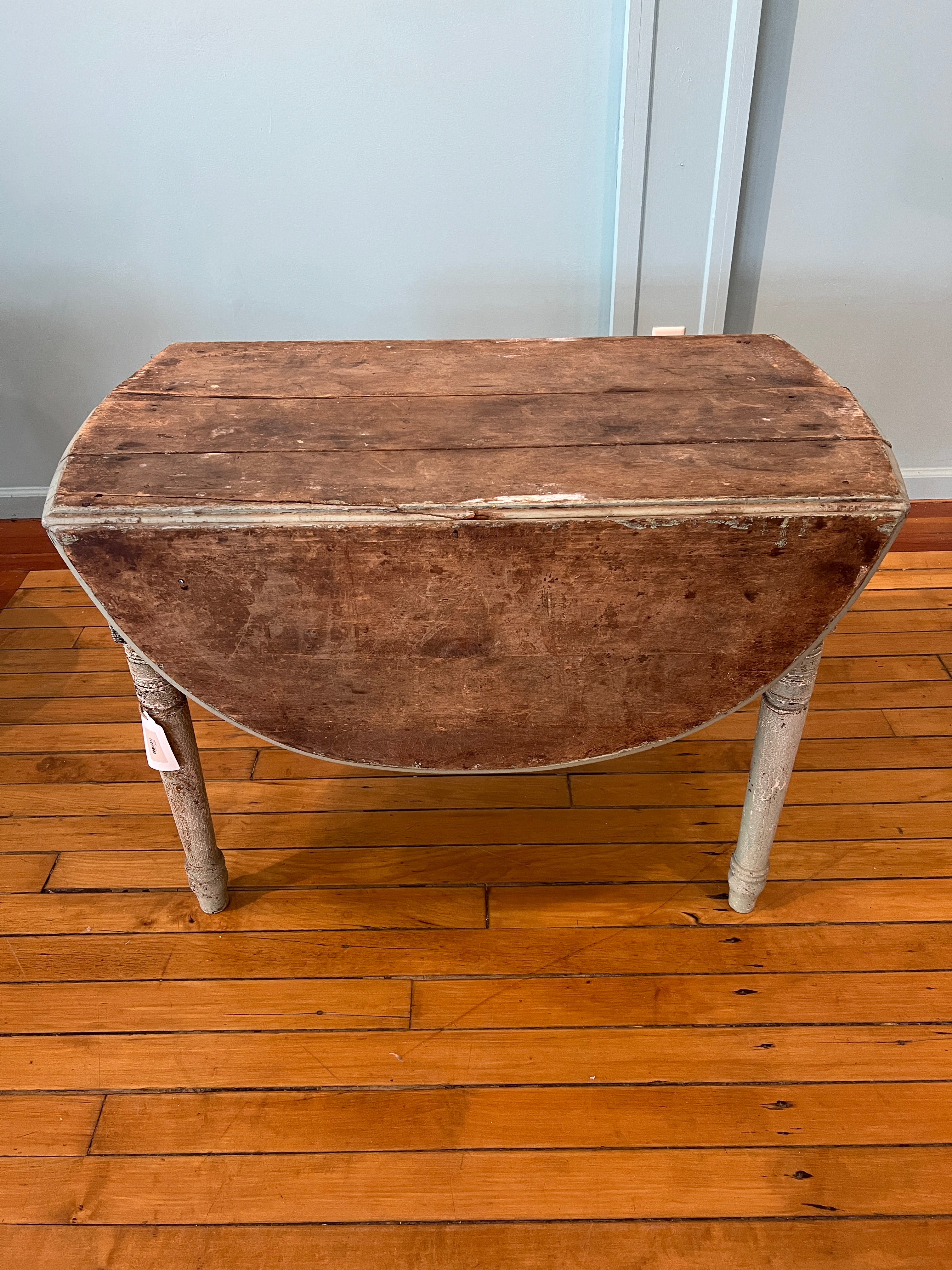 Antique Chippy Drop Leaf Table