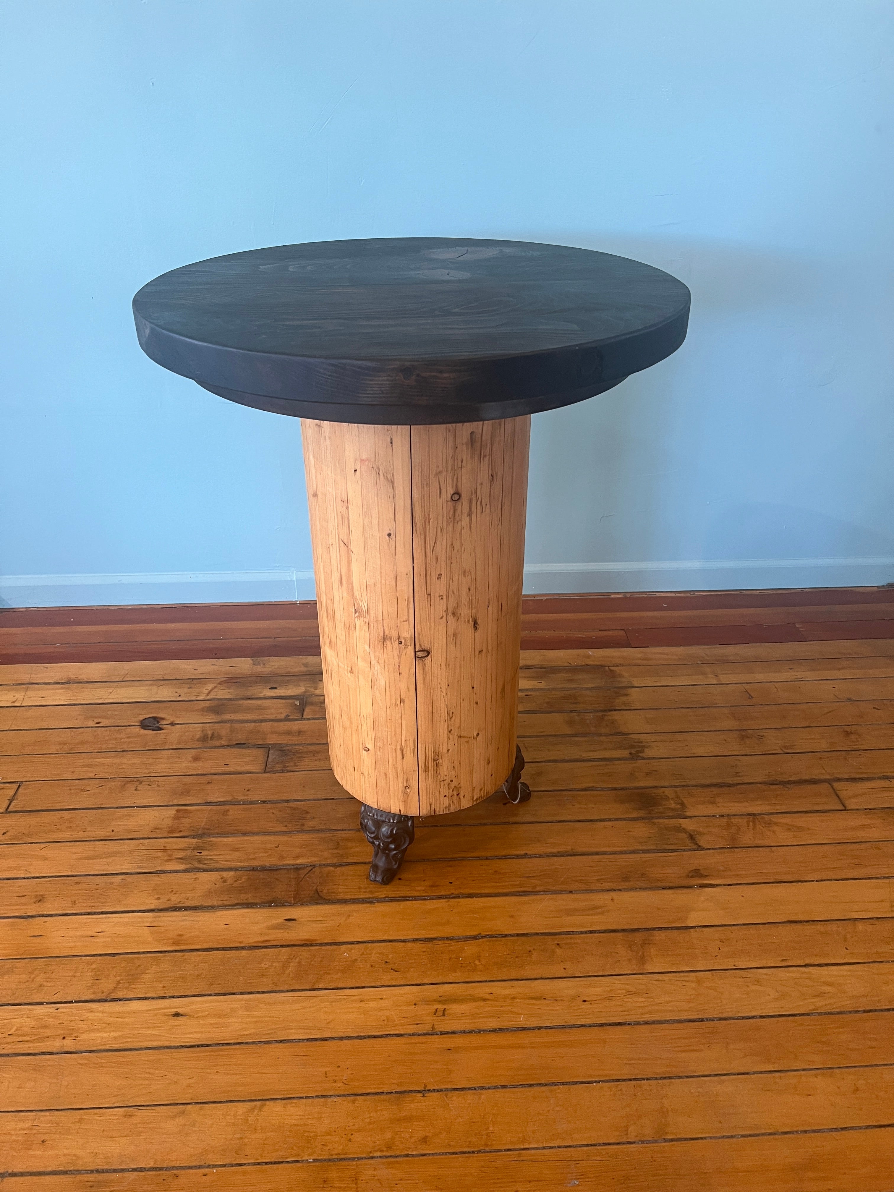 Rustic High-Top Bar Table