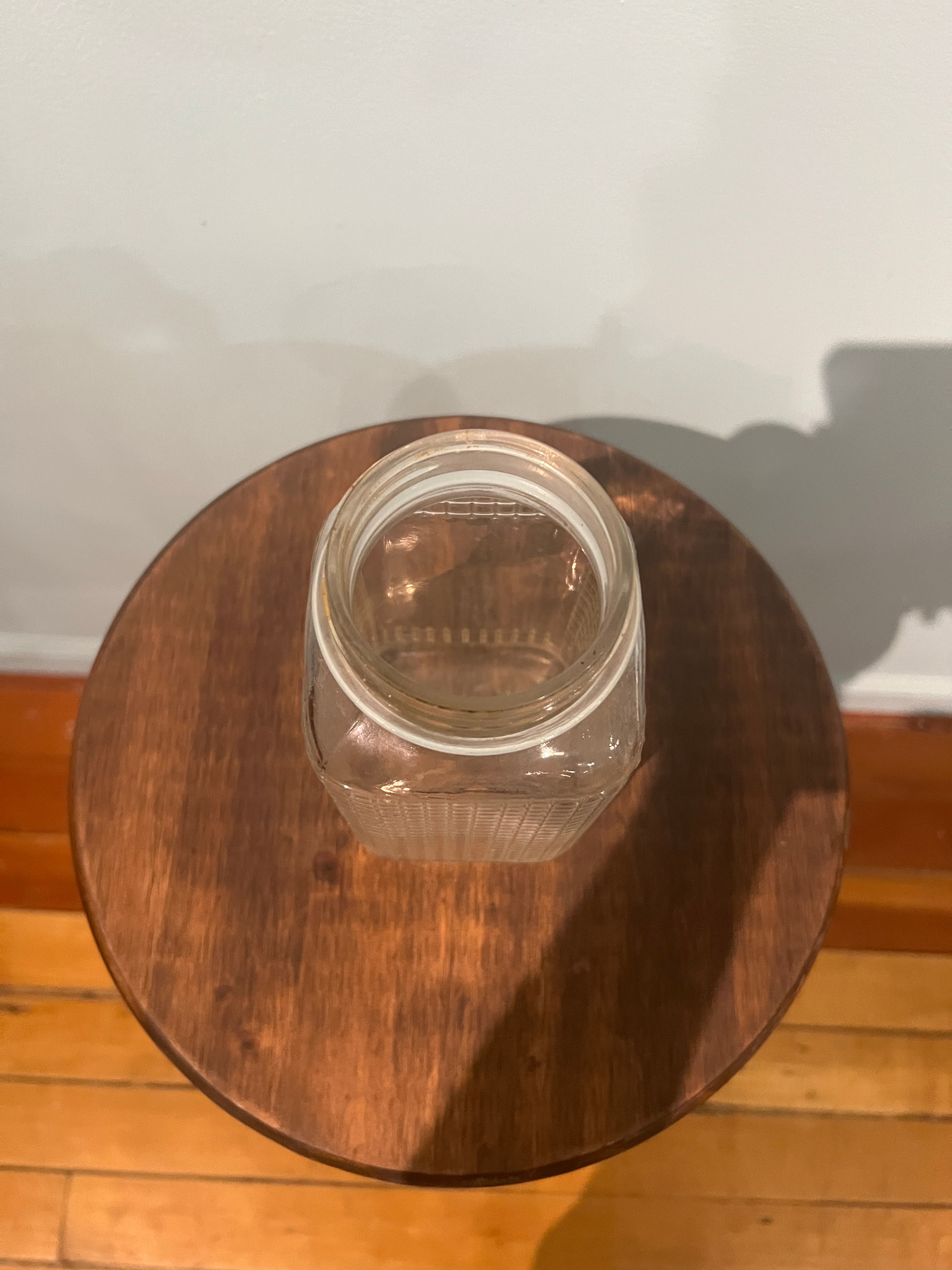 Square Glass Jar