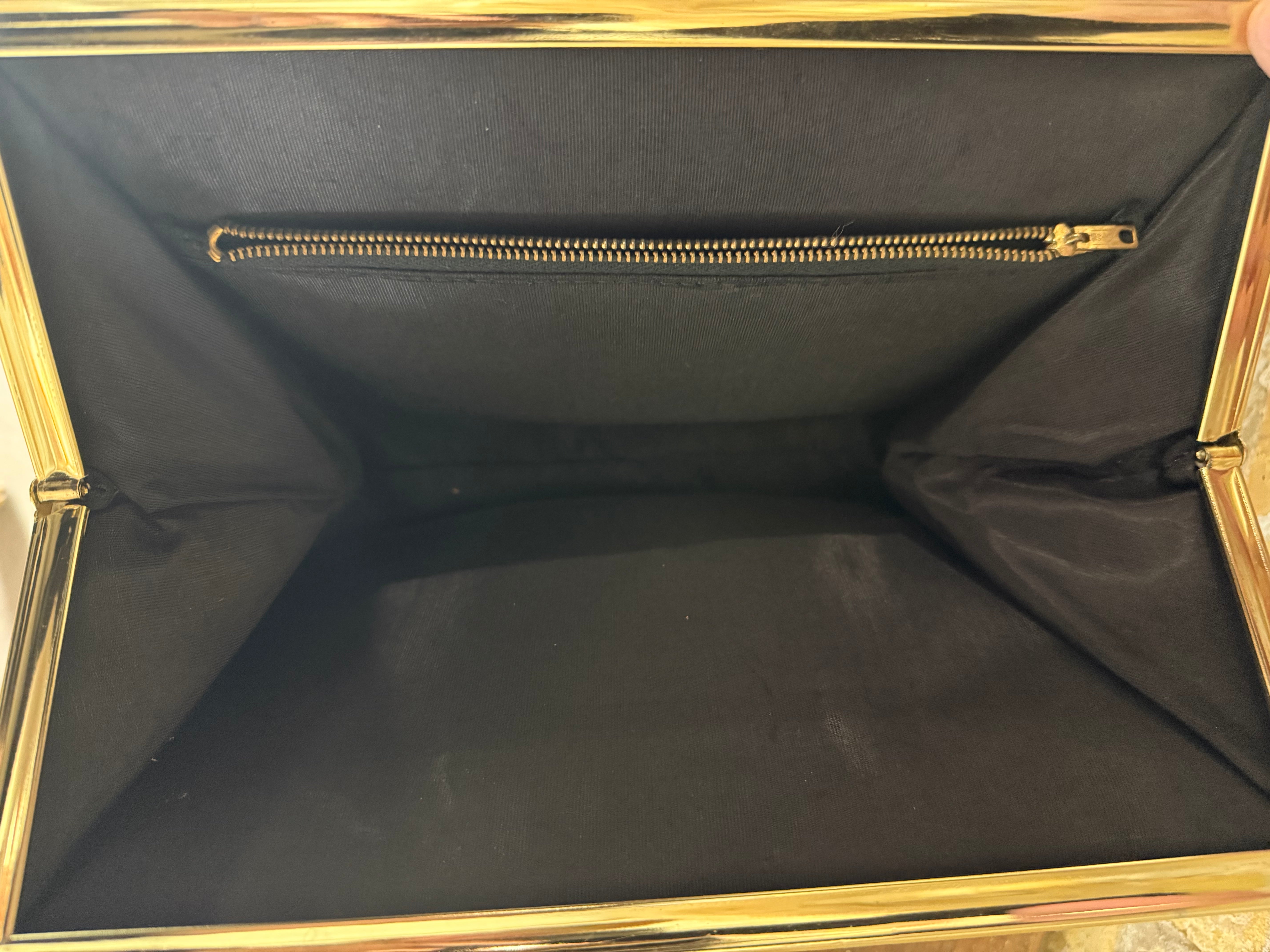 MCM Patent Leather Black + White Purse