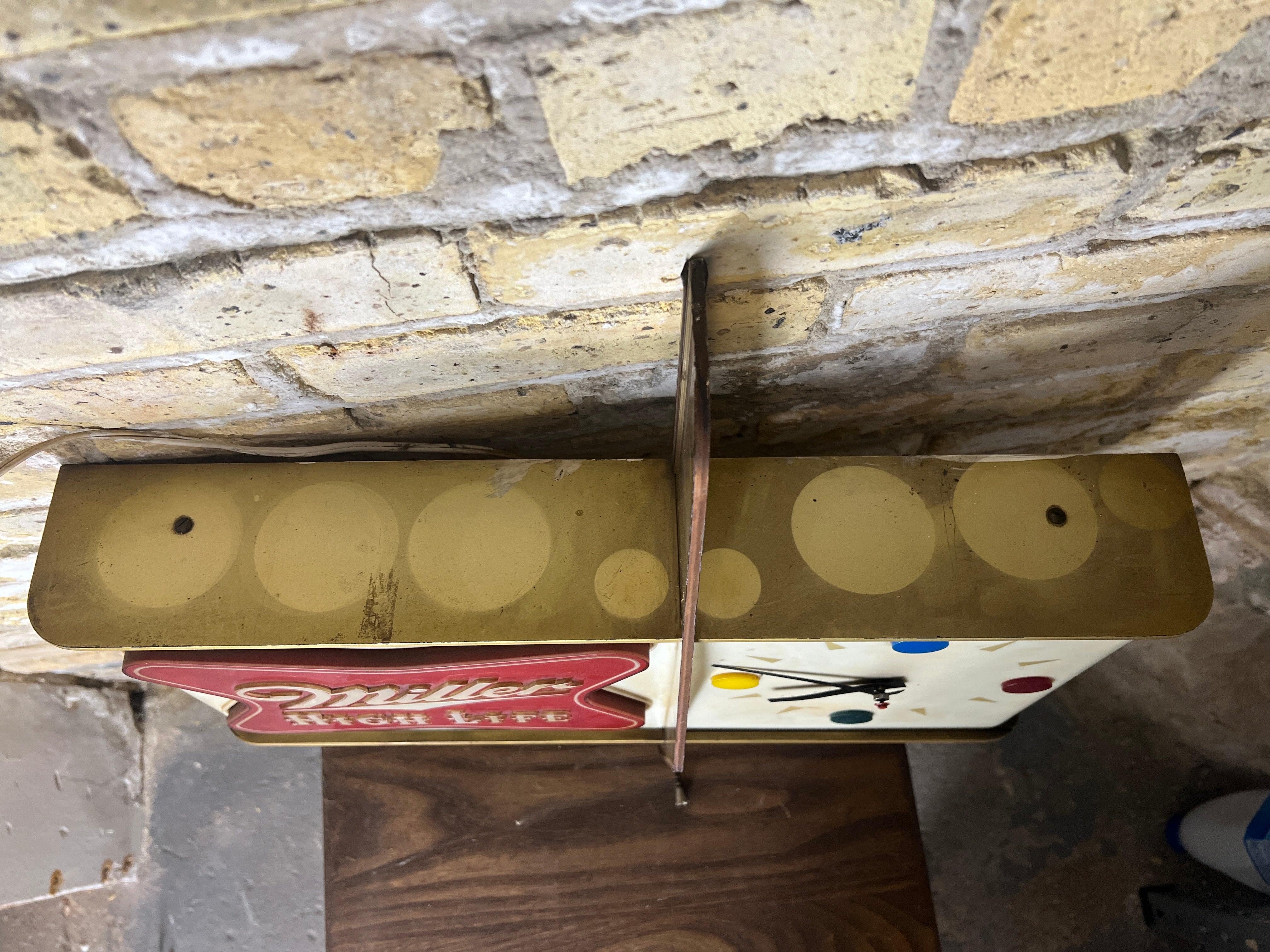 1957 Miller High Life Lighted Bar Clock