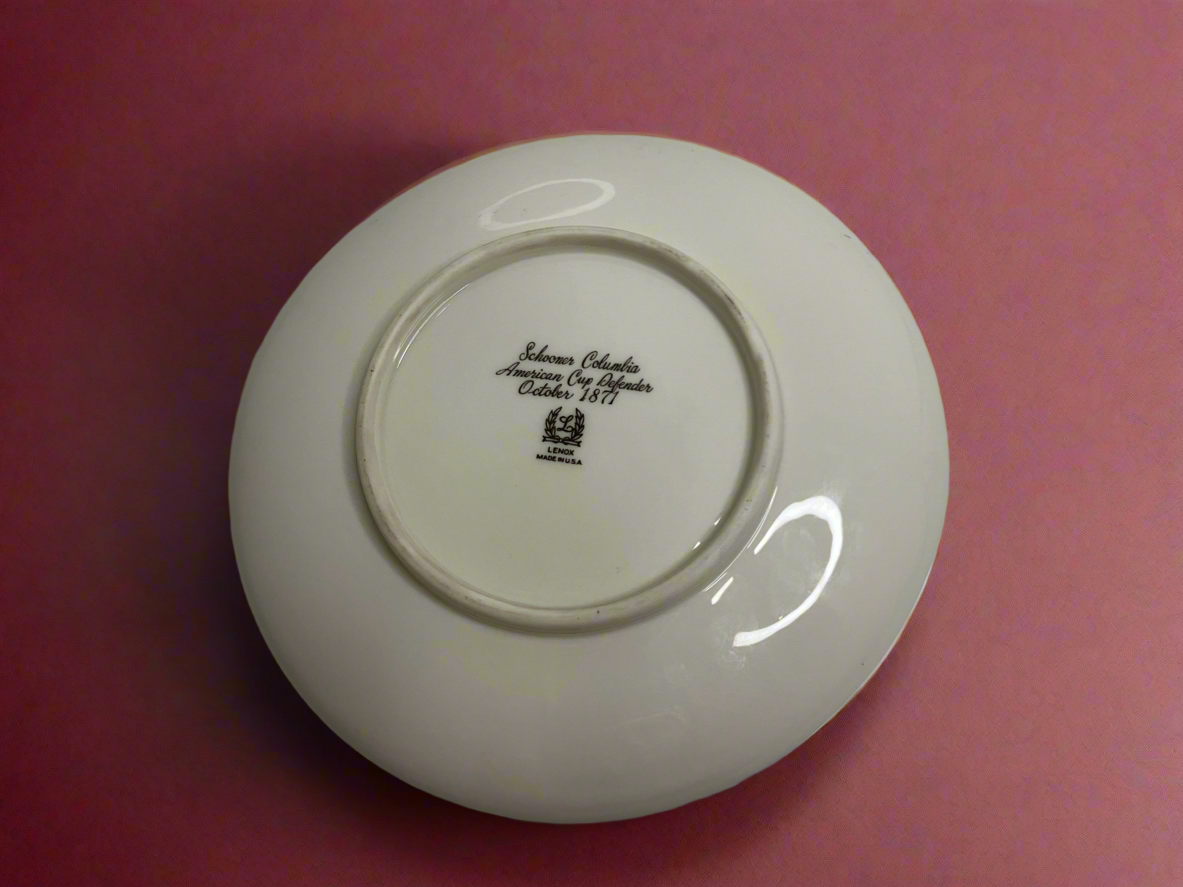 Schooner Columbia Lenox Porcelain Ashtray