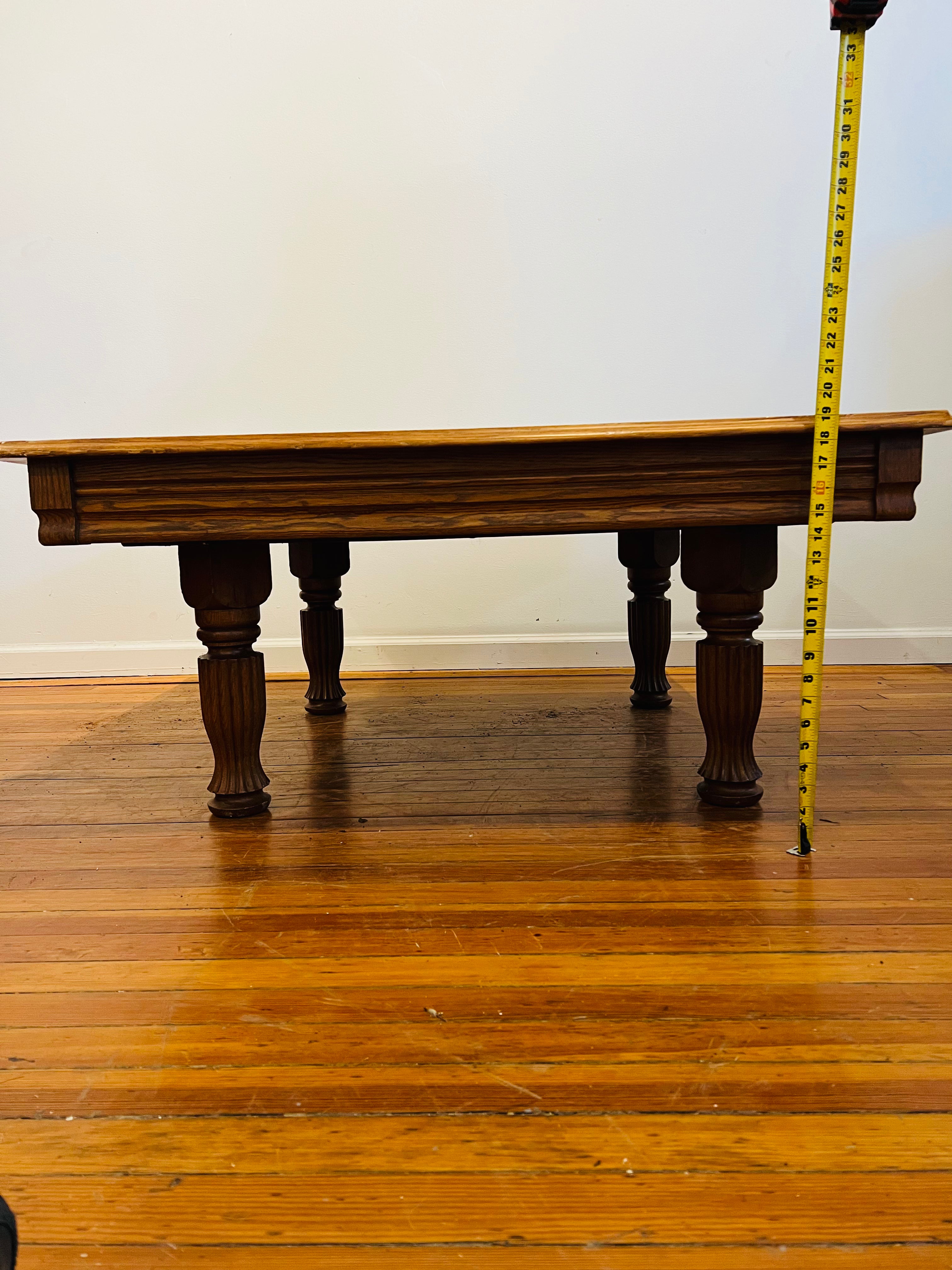 Vintage Oak Square Coffee Table