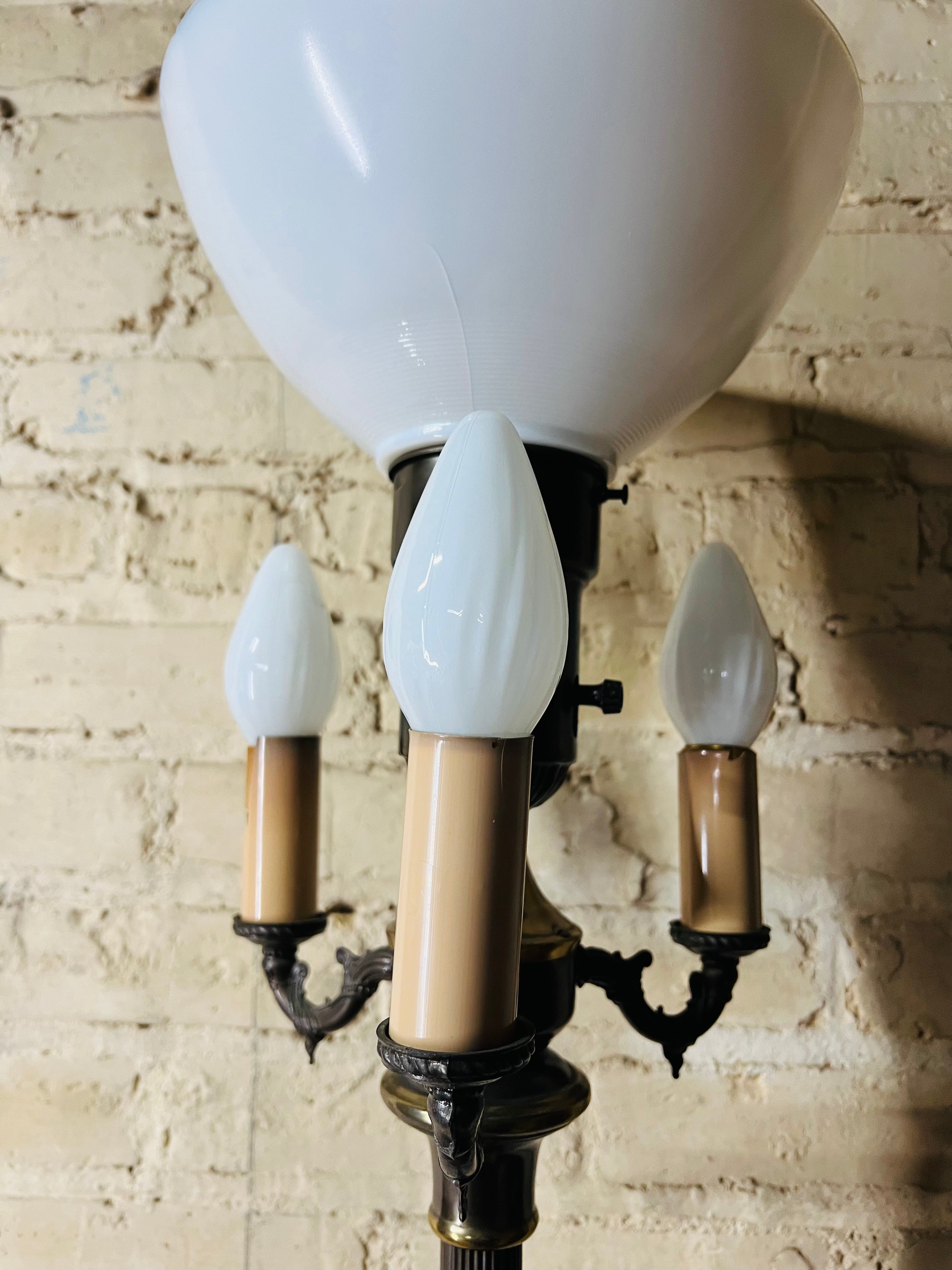 Gilbert Rohde Torchiere Floor Lamp
