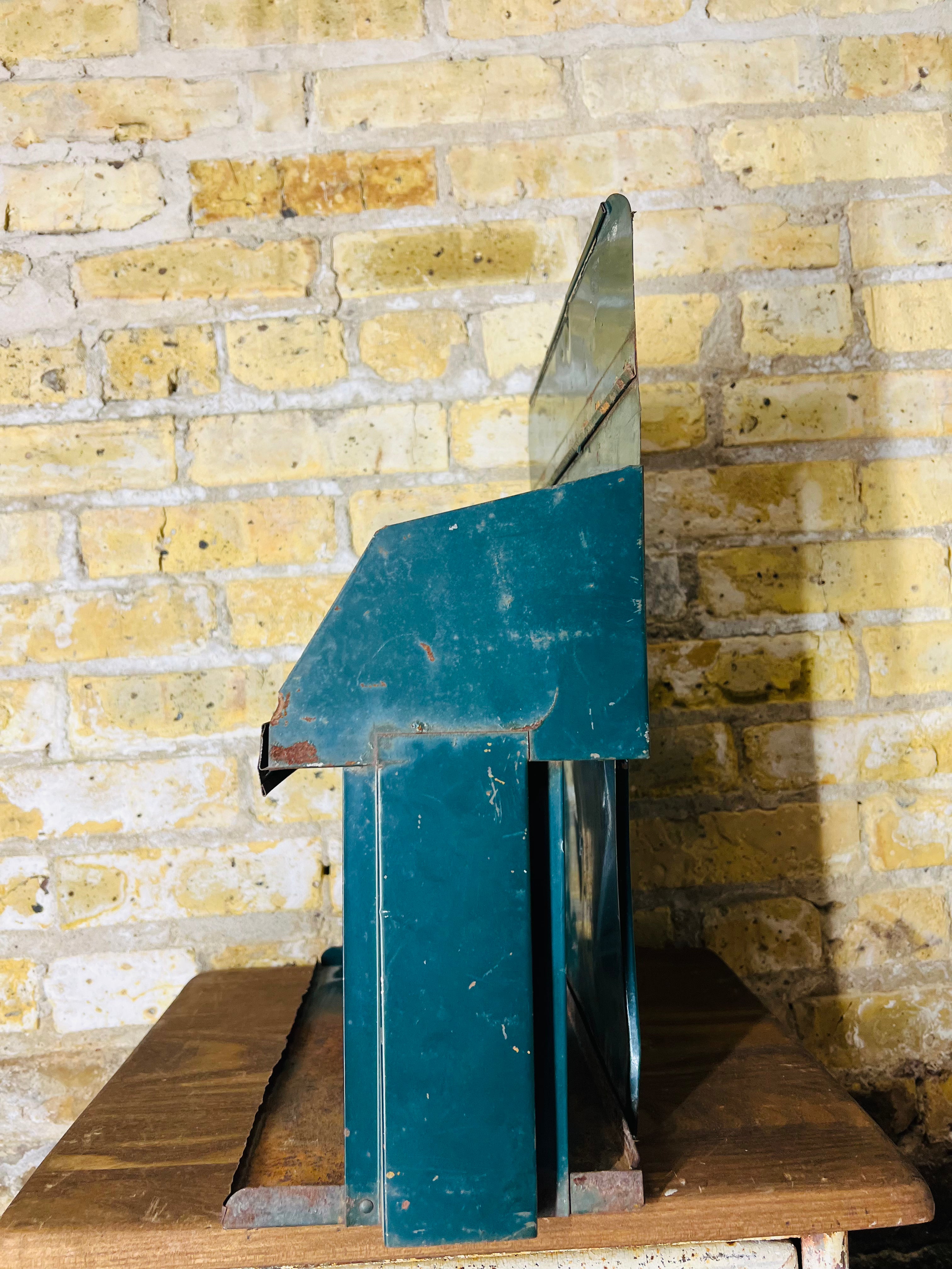 Metal Advertising Esquire Display Stand