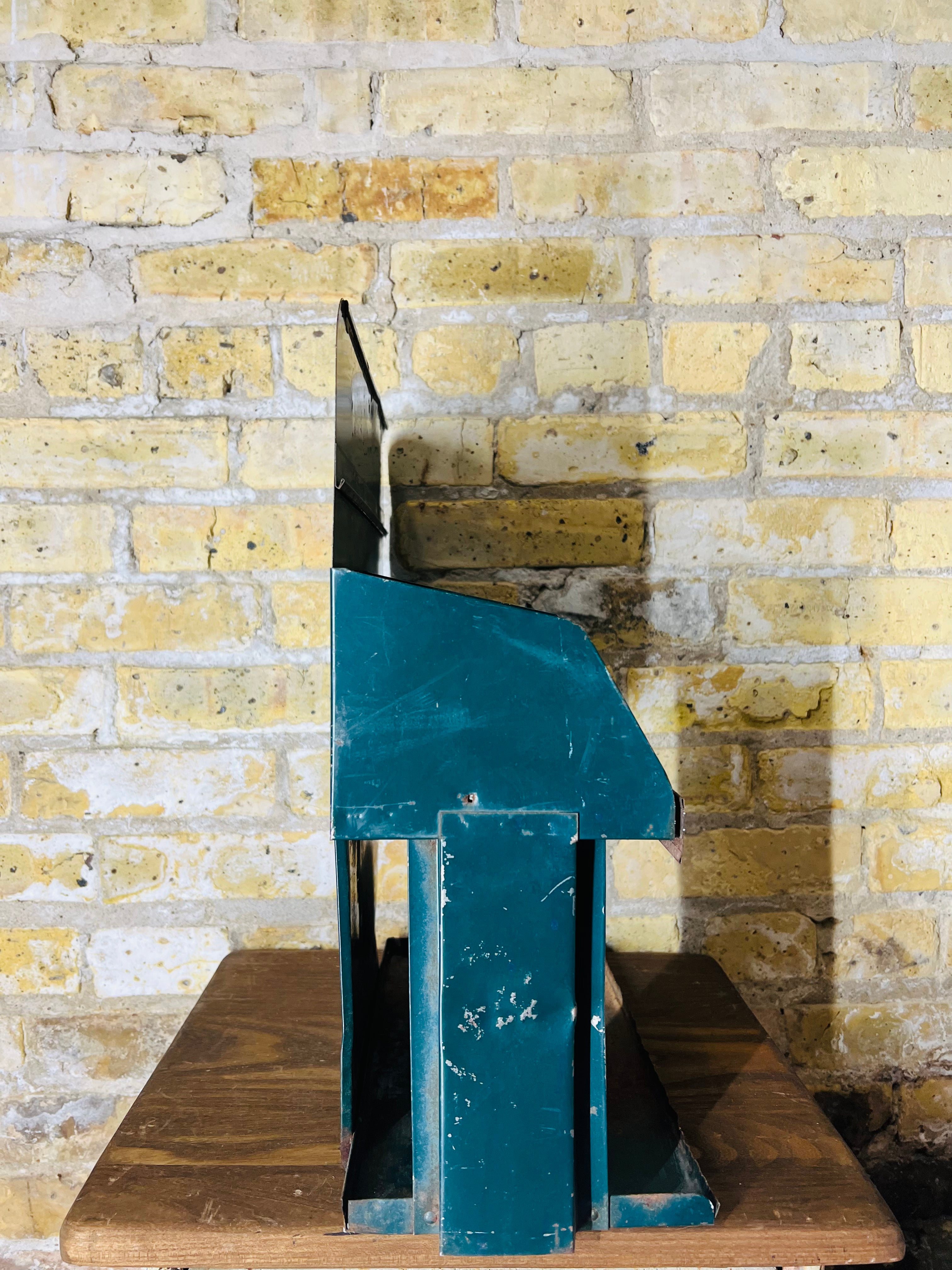 Metal Advertising Esquire Display Stand