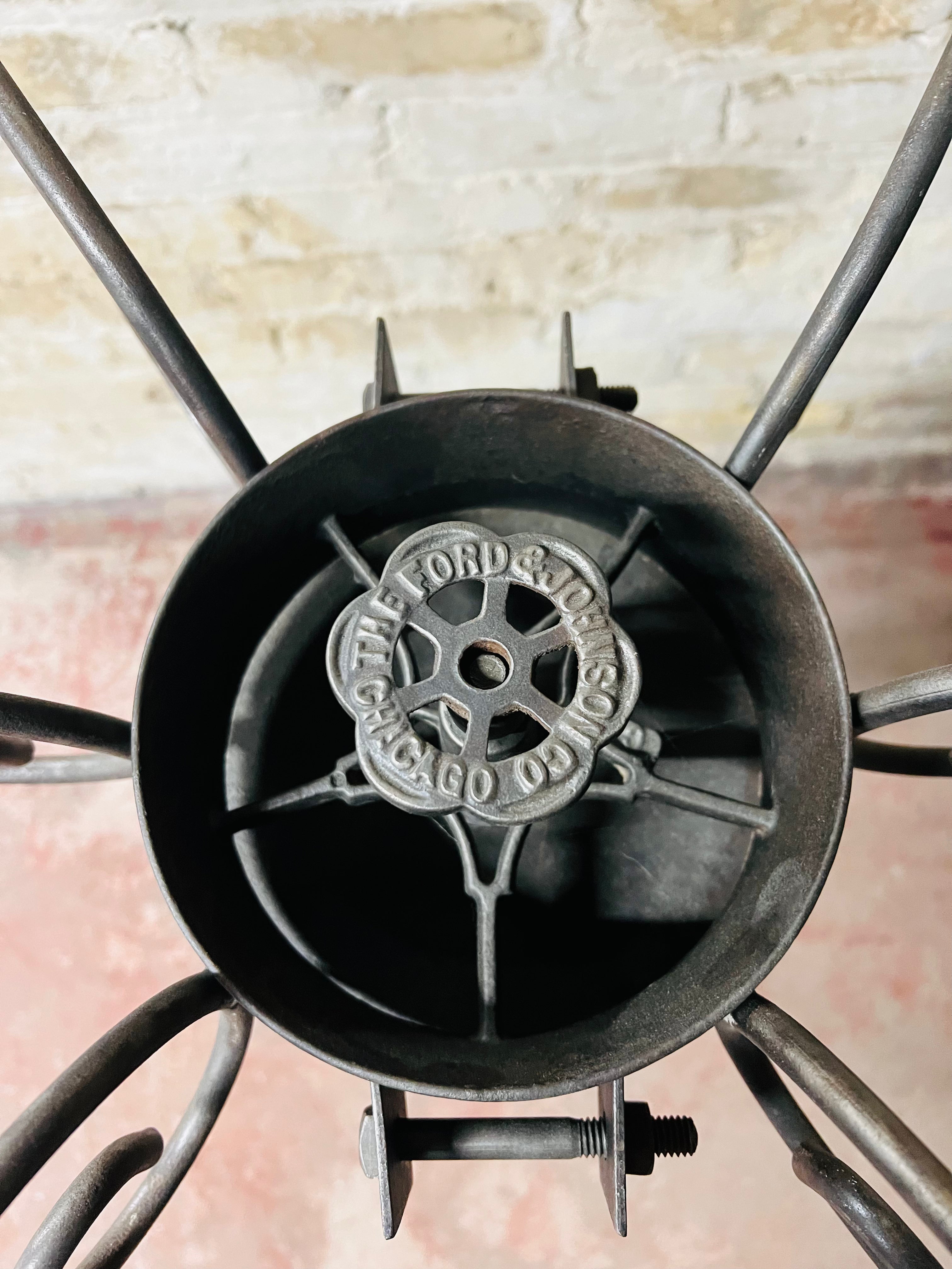 Antique Ford and Johnson Chair Base
