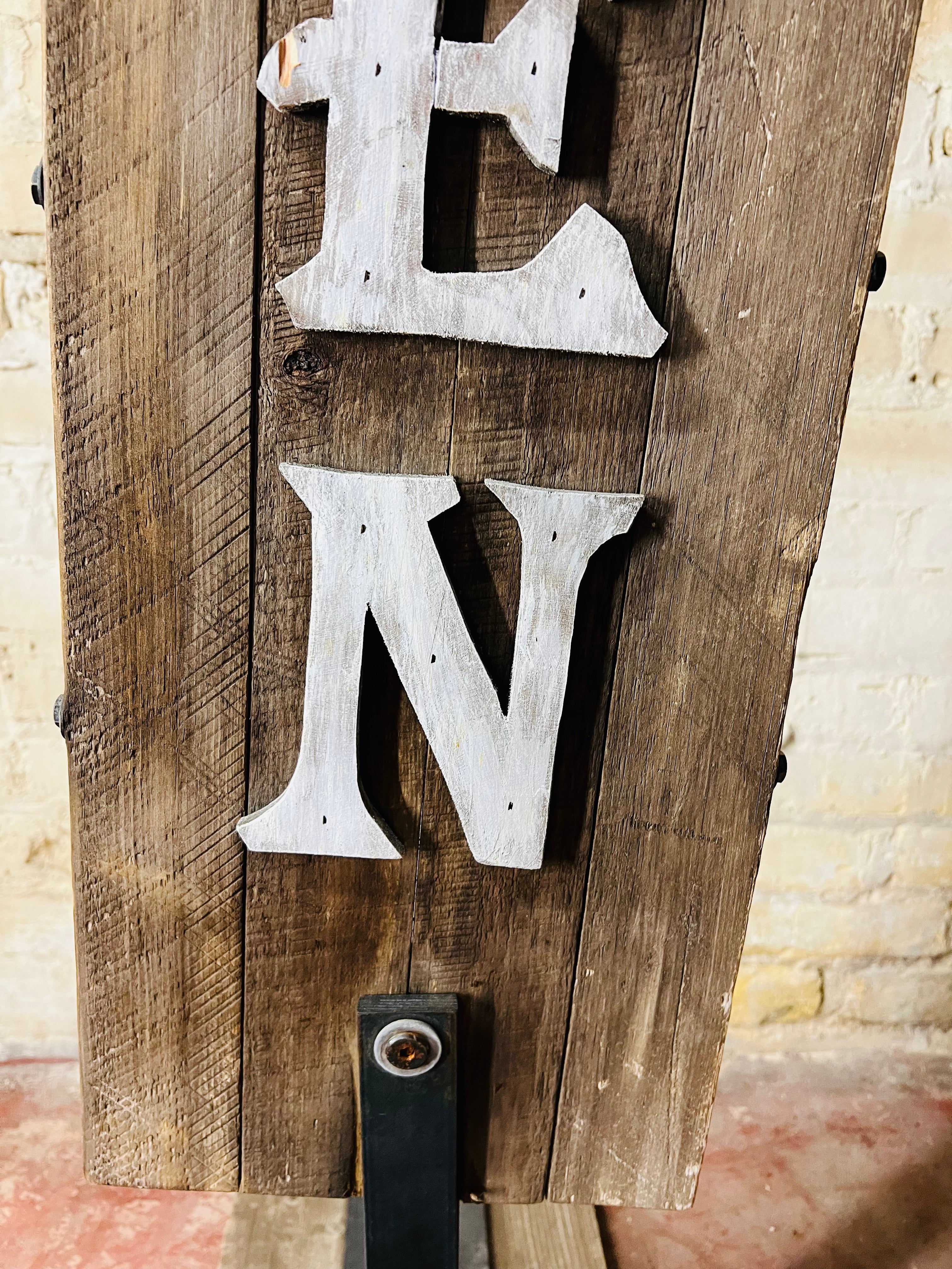 Vintage "Open" Sign