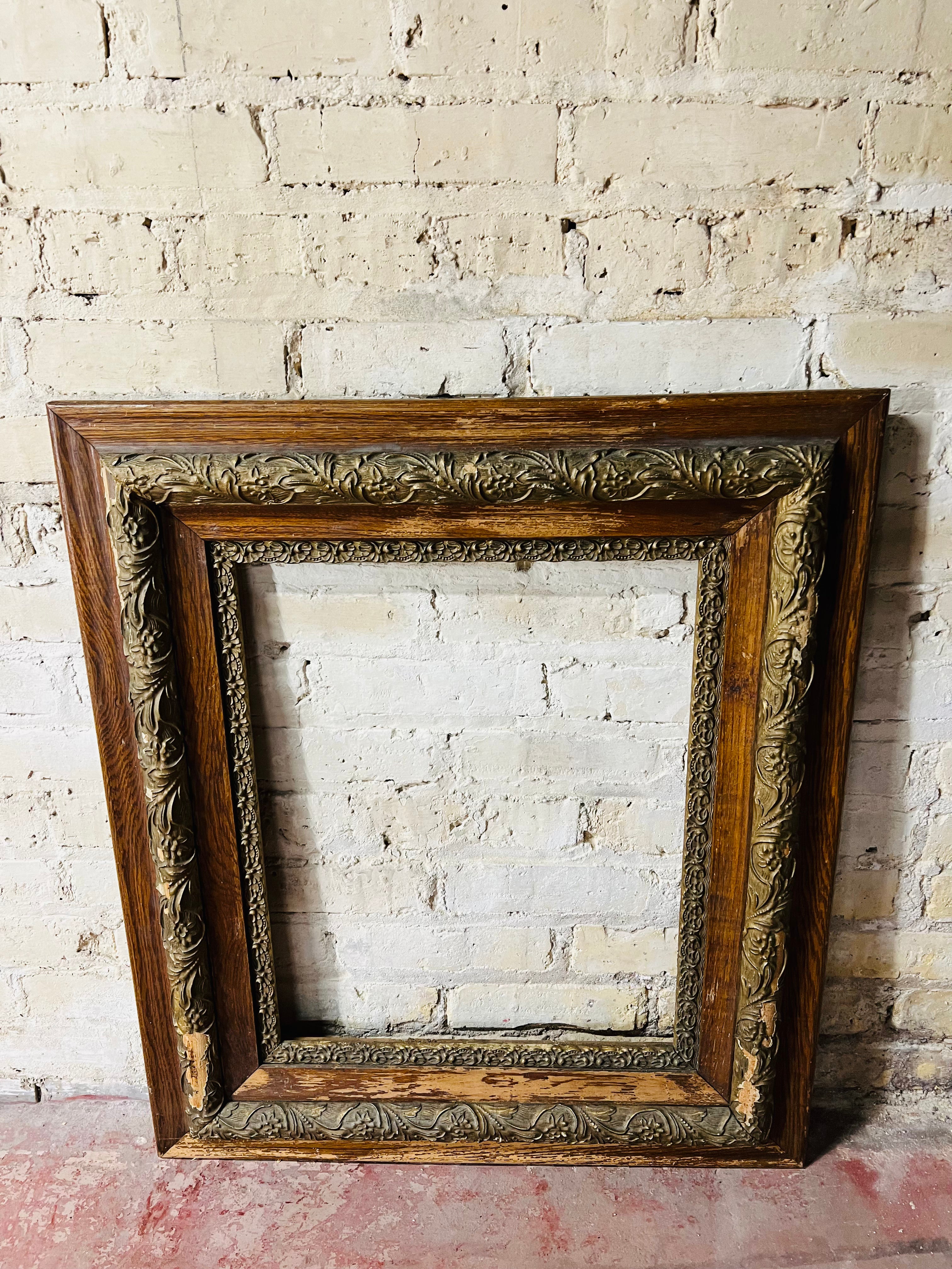 Antique Gold Picture Frame