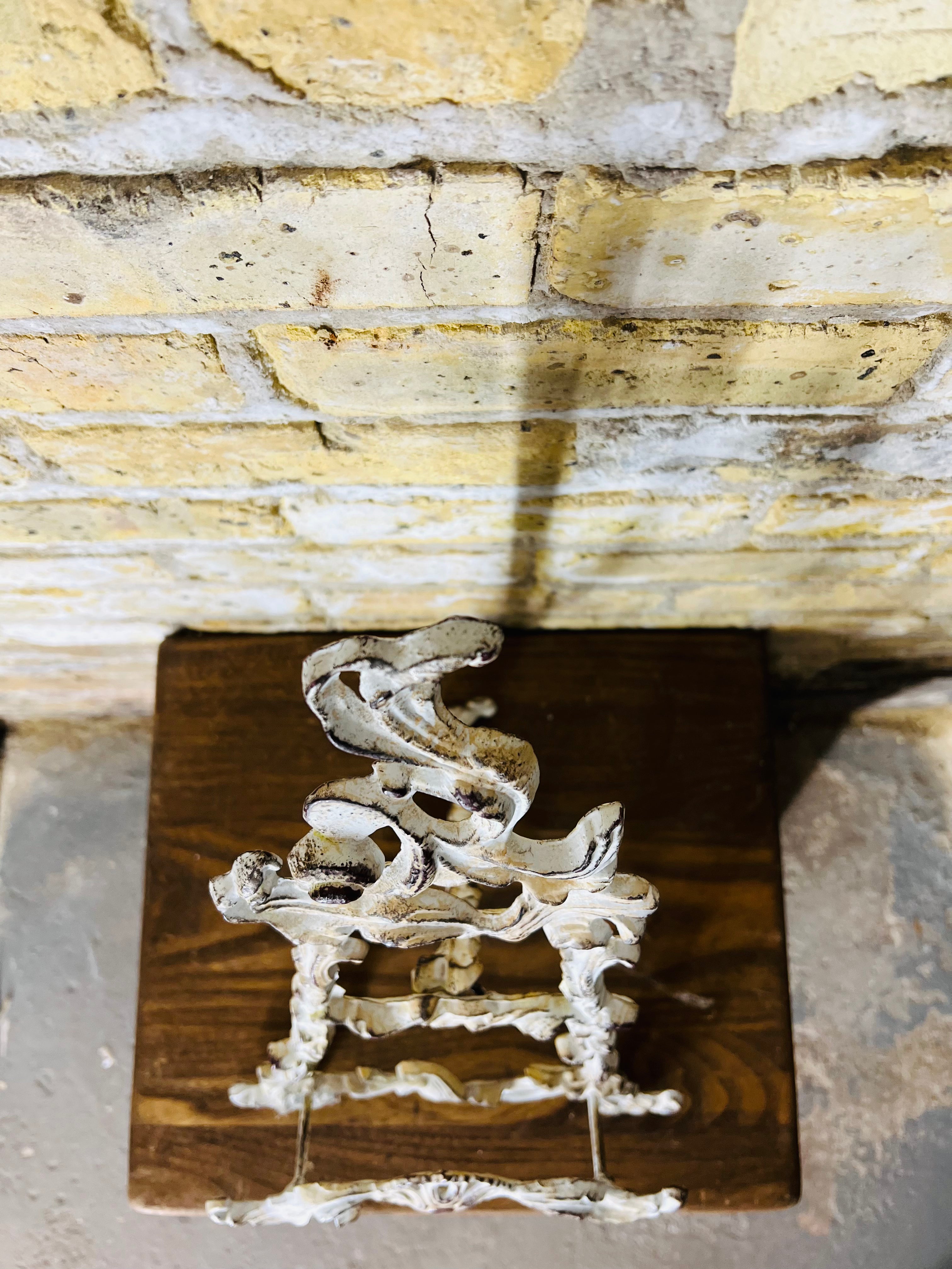 Vintage Cast Iron Picture Frame Holder