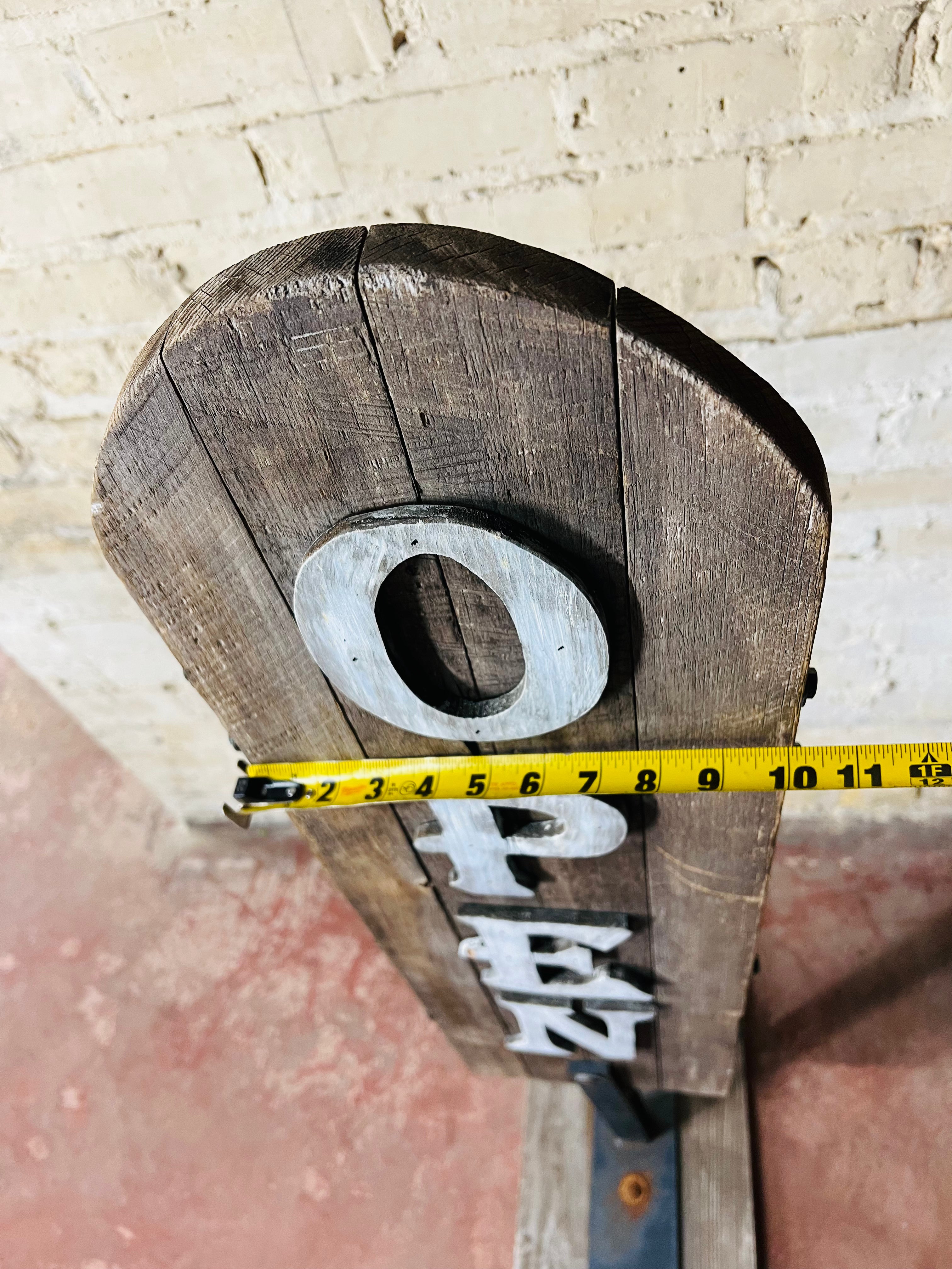 Vintage "Open" Sign