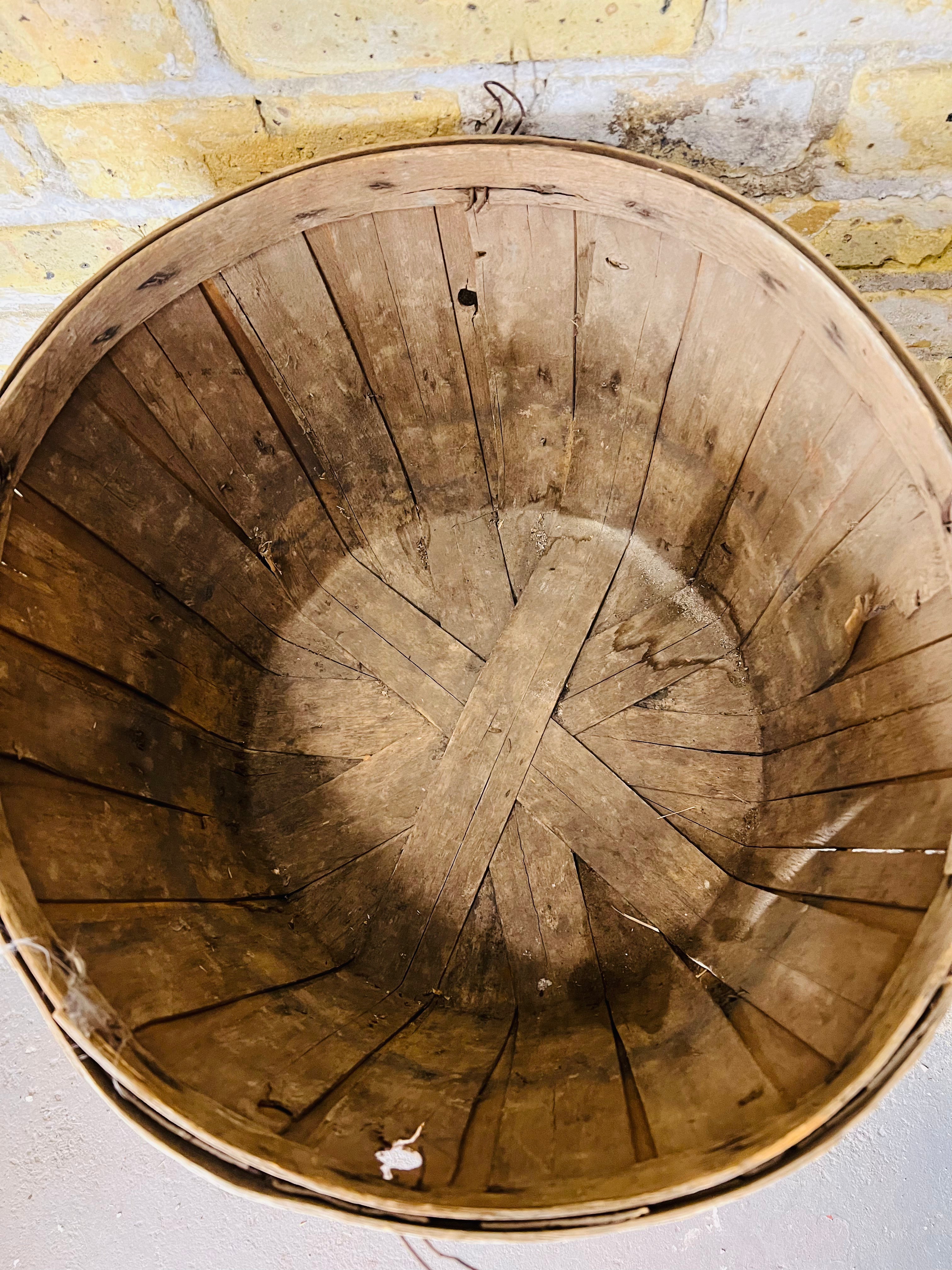 Vintage Orchard Bushel Basket