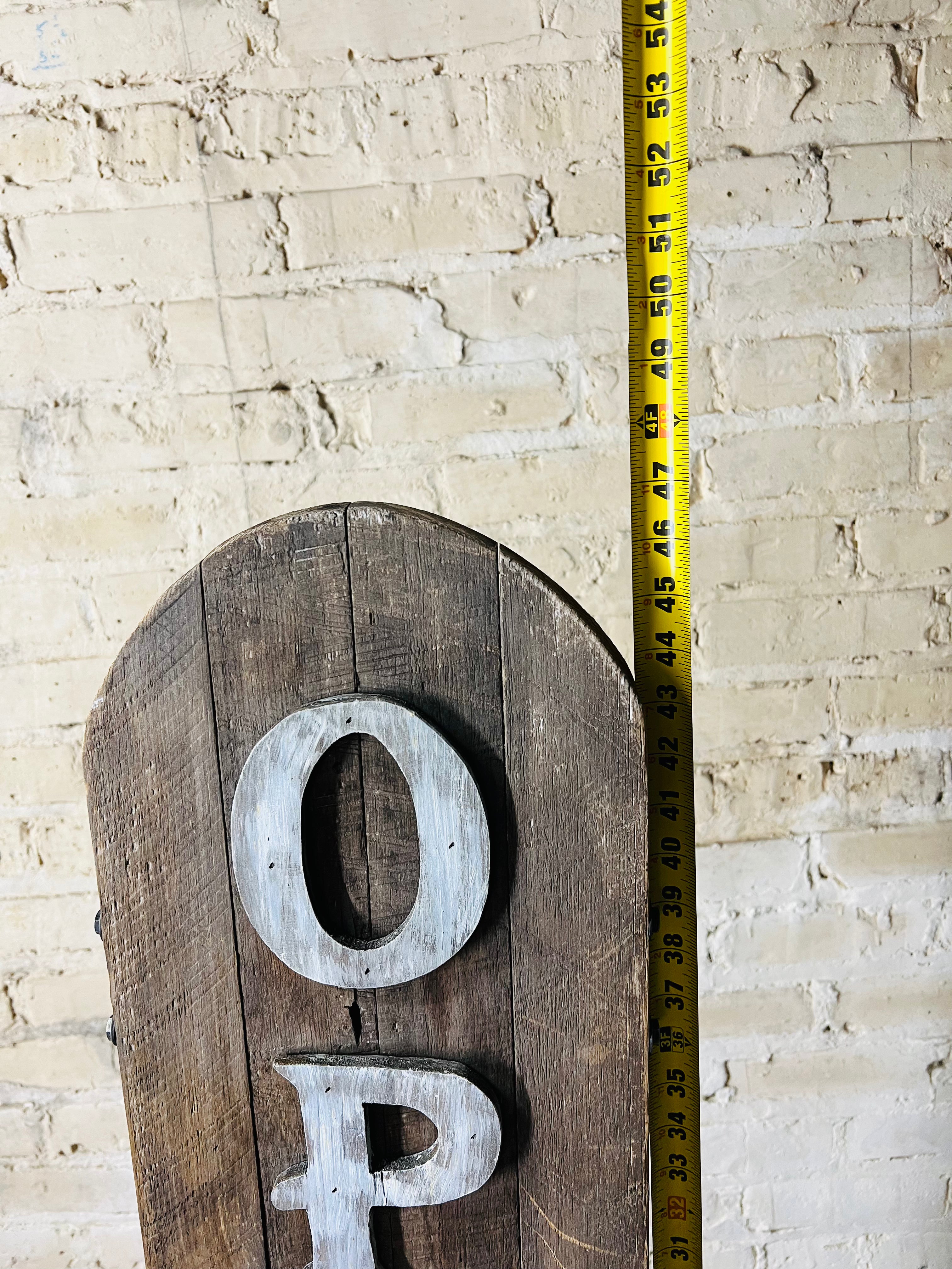 Vintage "Open" Sign