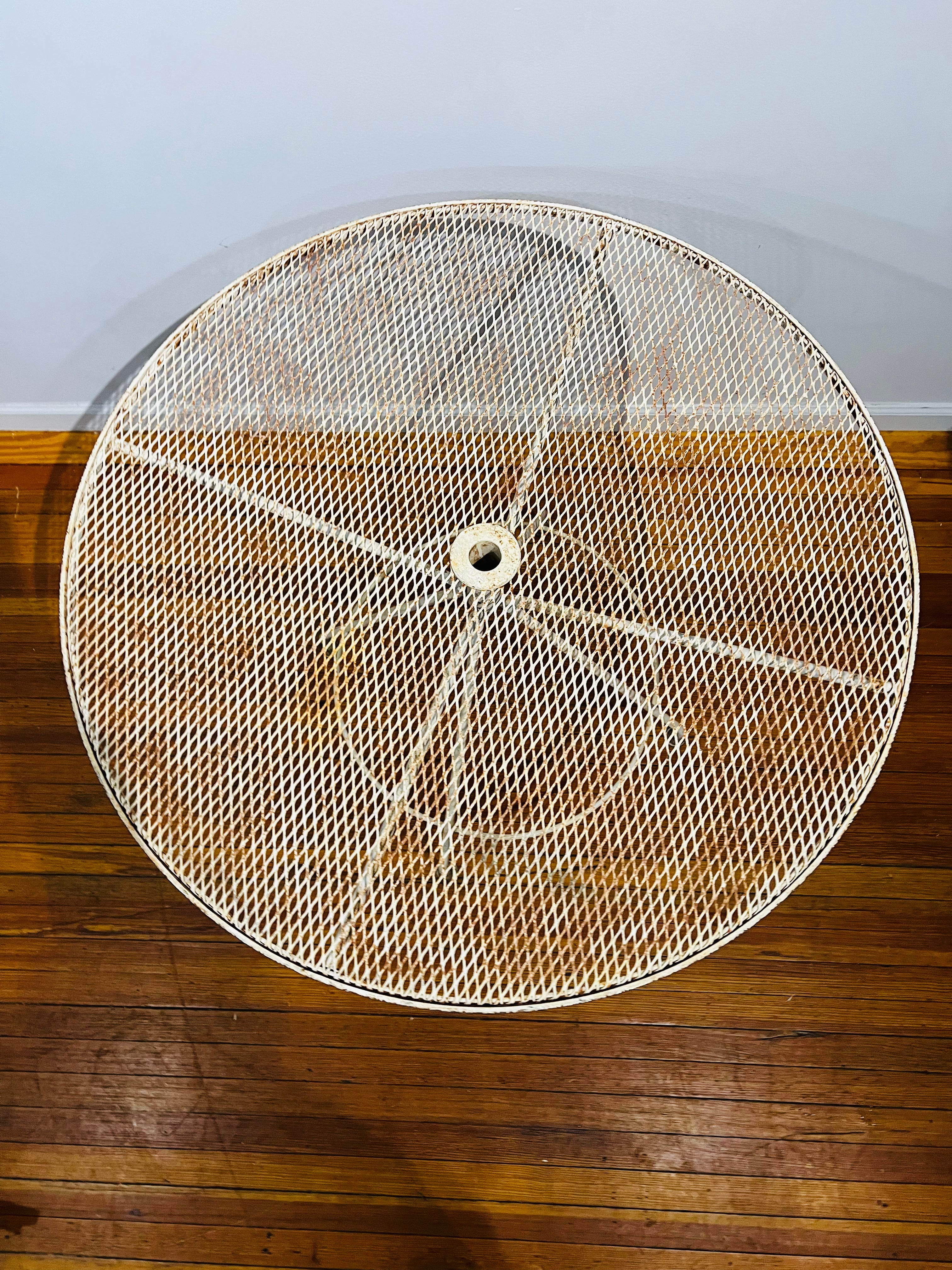 Mid Century Vintage Wrought Iron Table