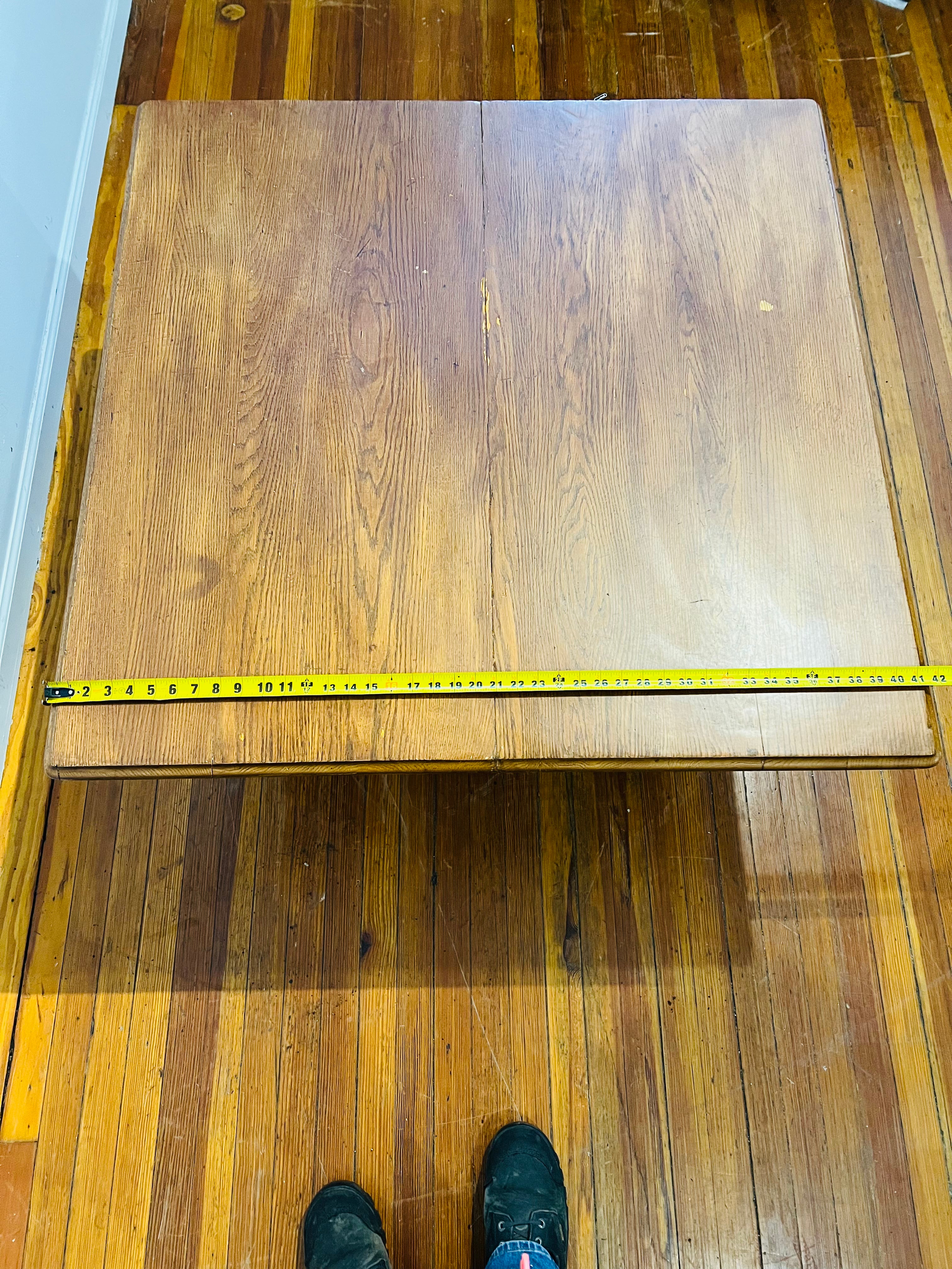Vintage Oak Square Coffee Table