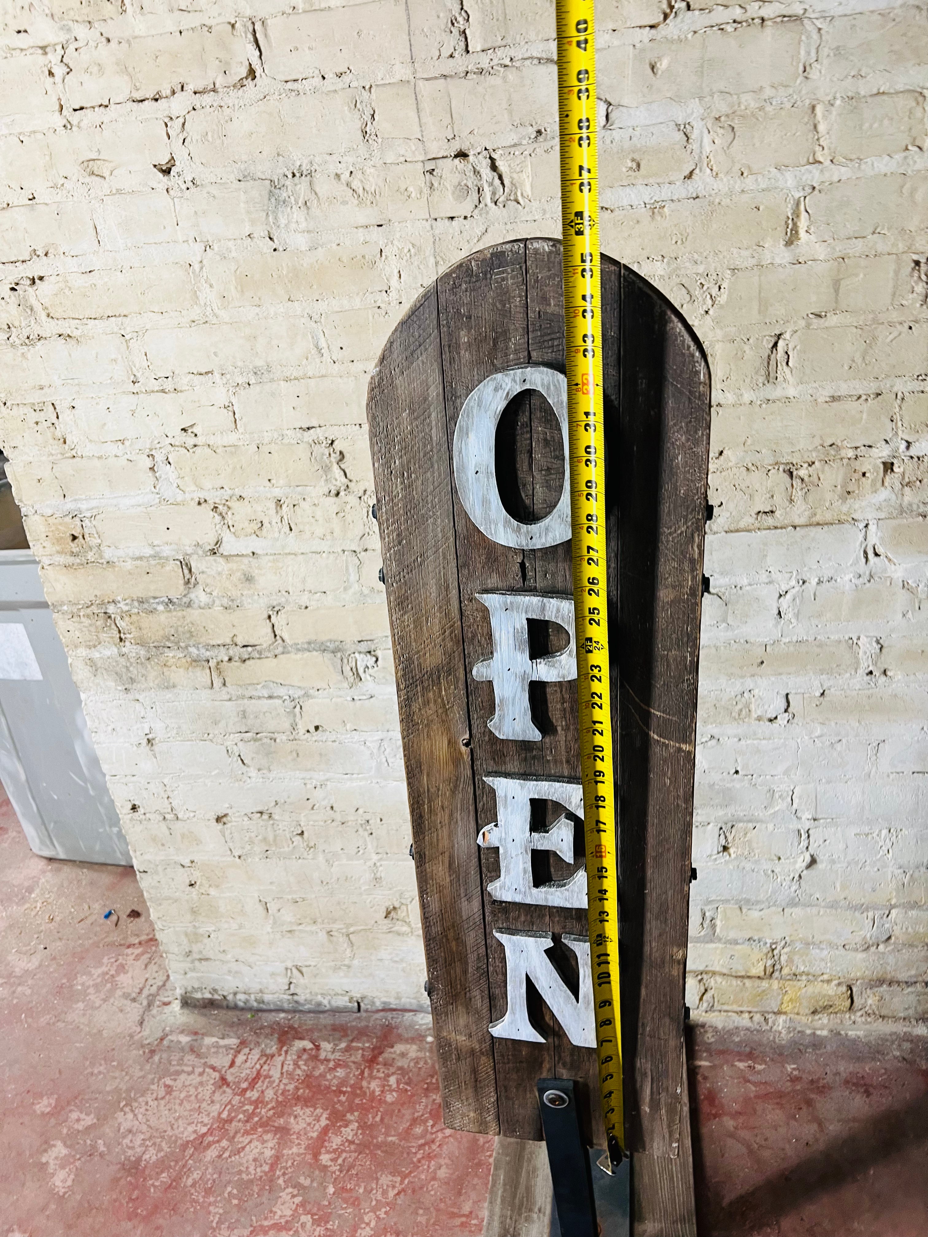 Vintage "Open" Sign