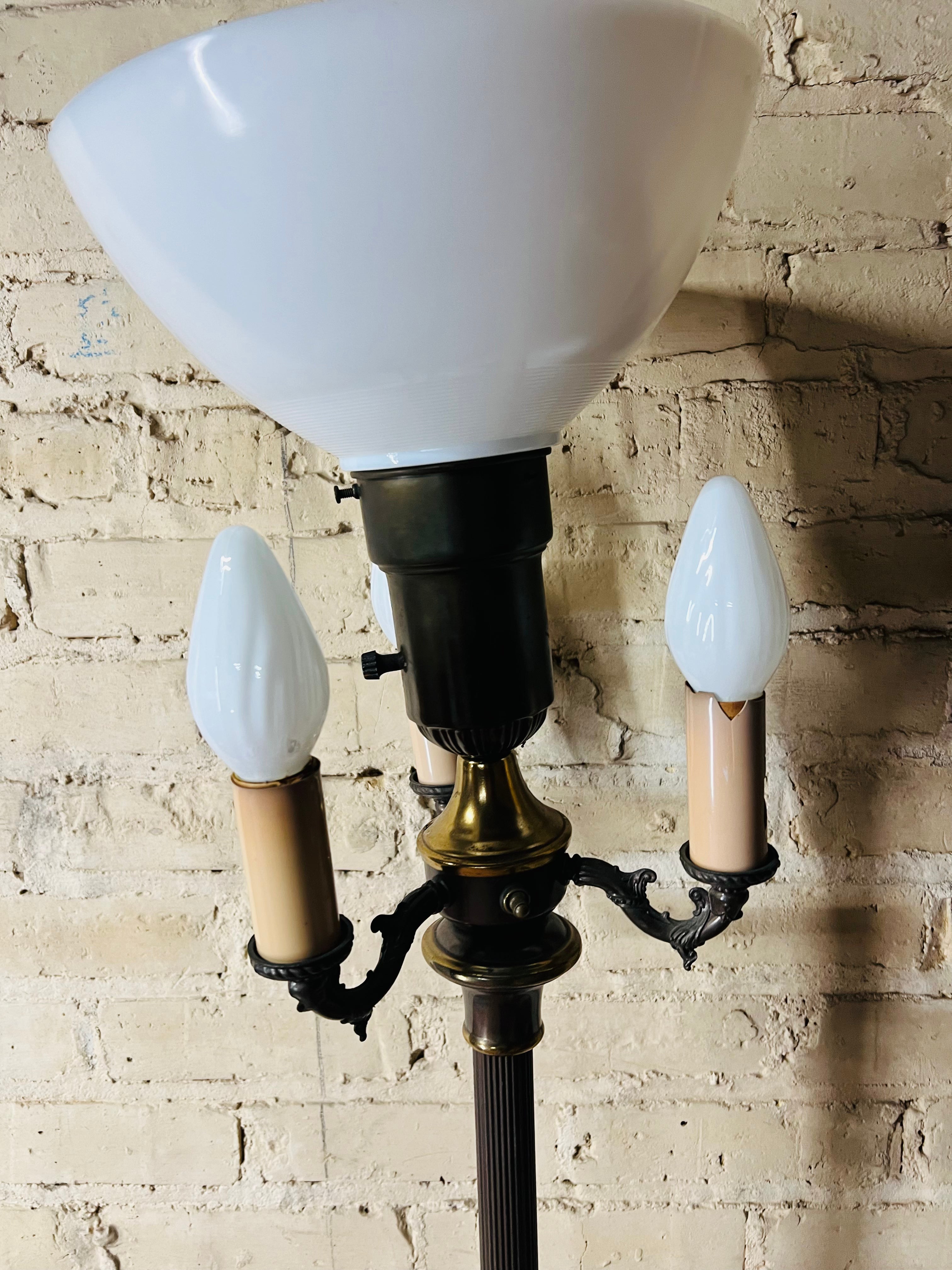 Gilbert Rohde Torchiere Floor Lamp