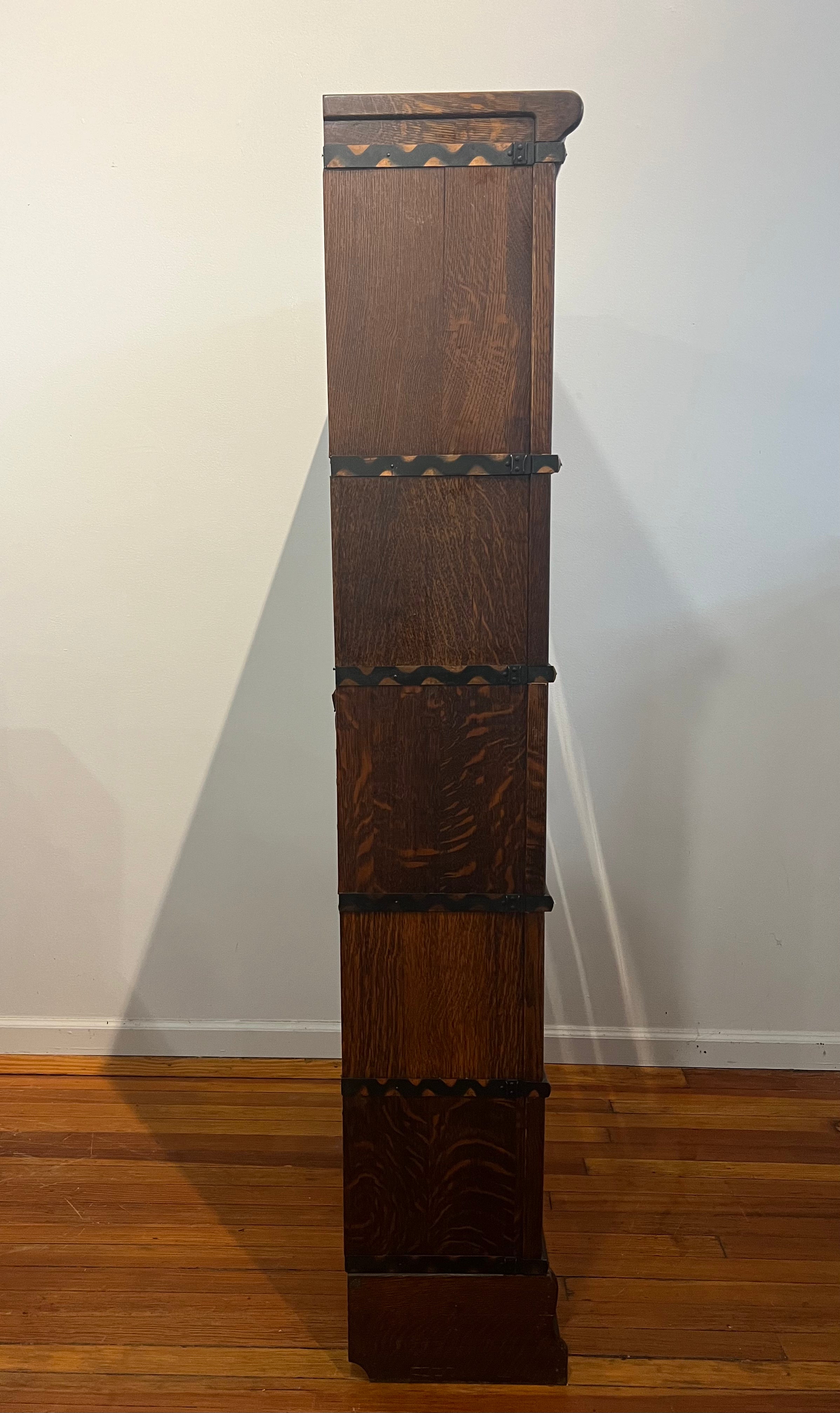 Five Shelf Barrister Bookcase