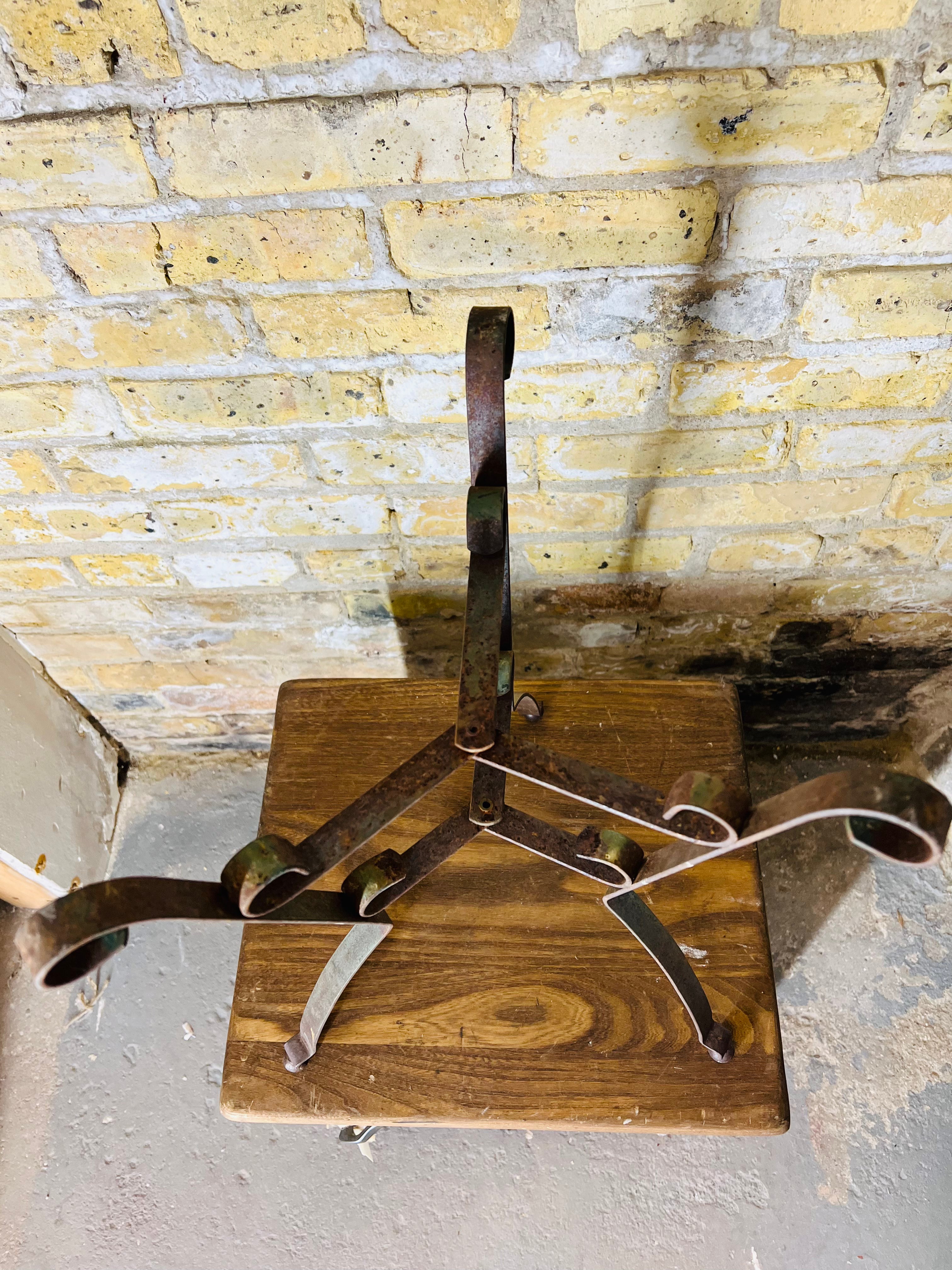 Vintage Wrought Iron Plant Stand