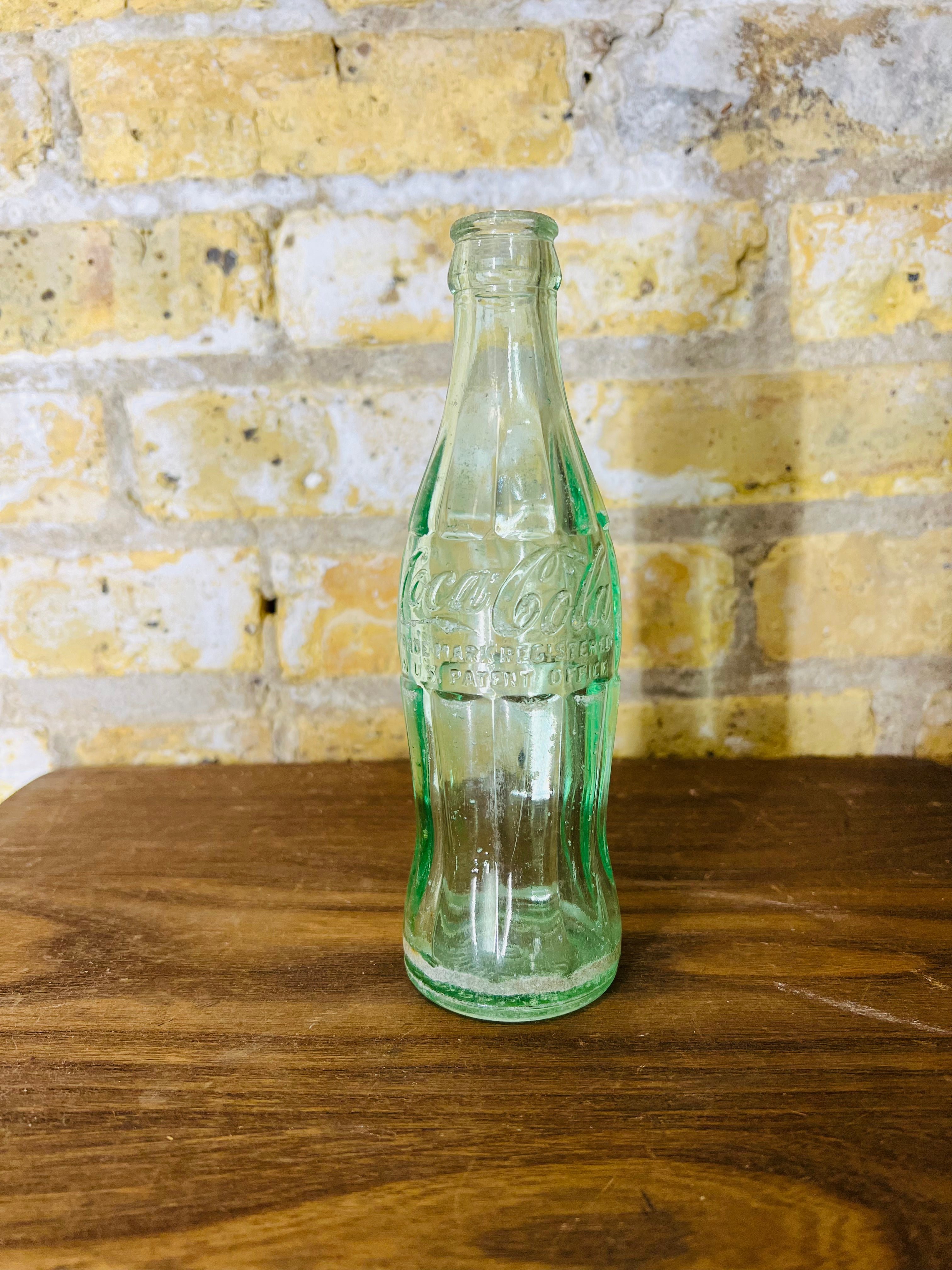 Vintage Coca Cola Green Glass Bottle