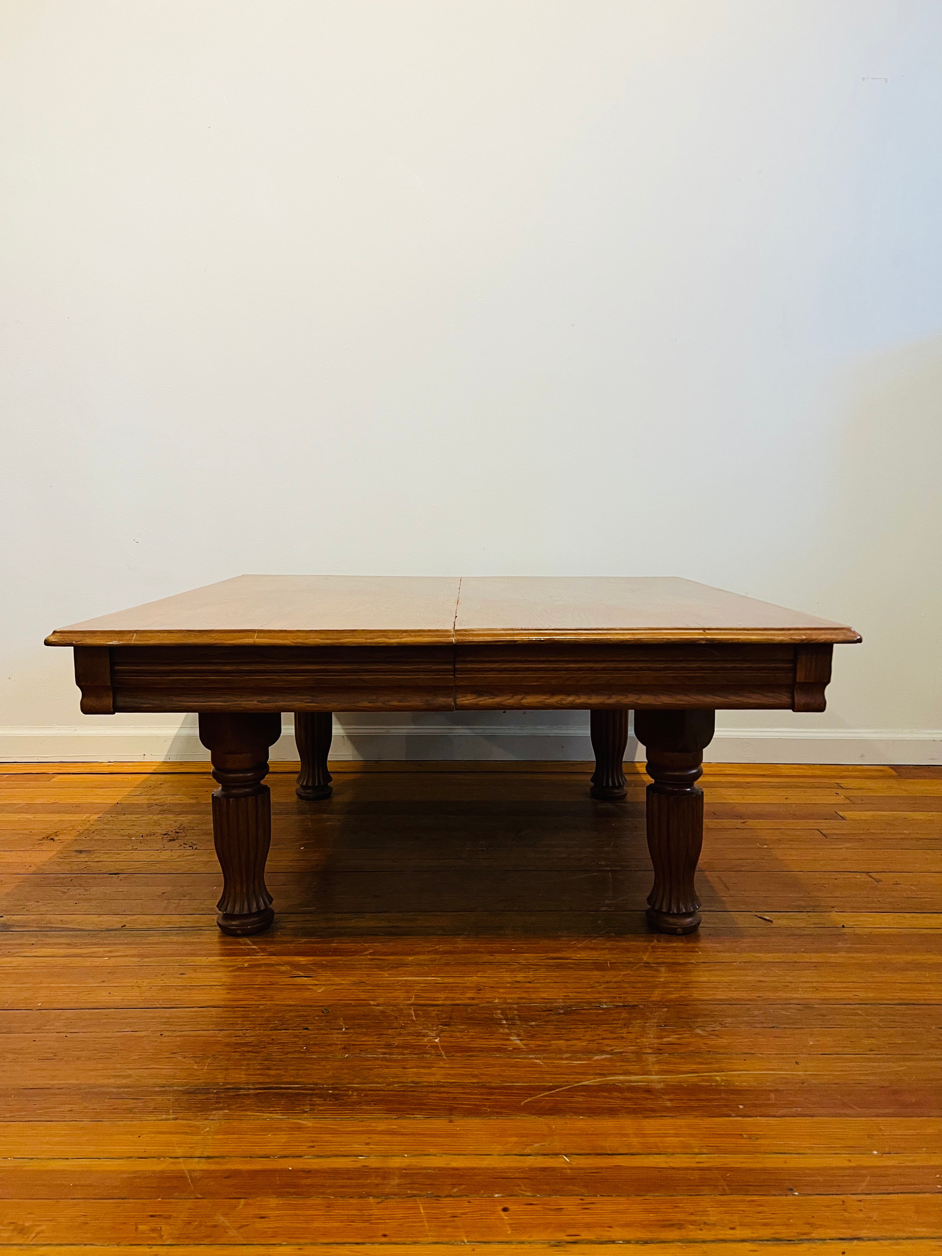 Vintage Oak Square Coffee Table