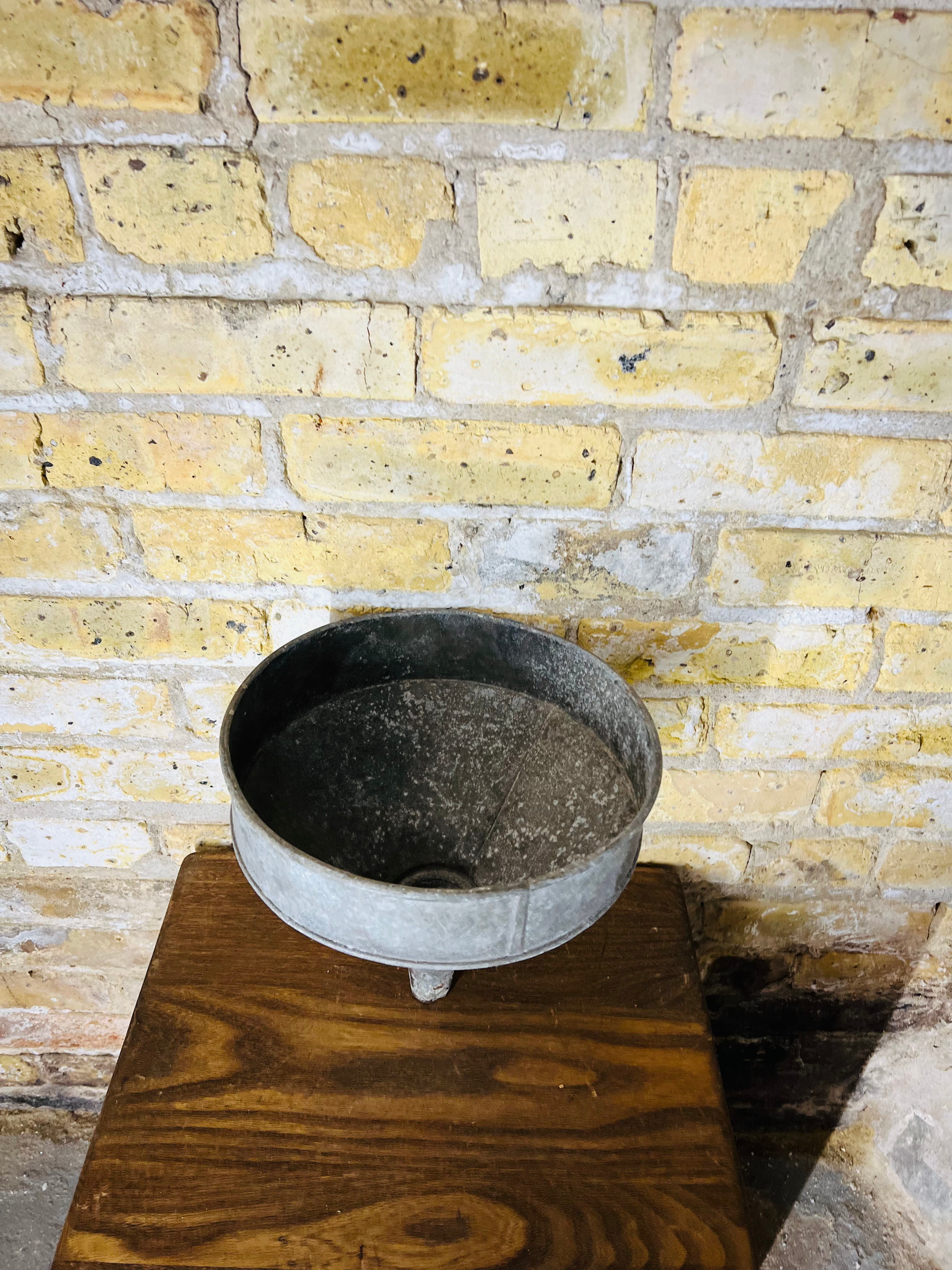 Vintage Antique Metal Funnel