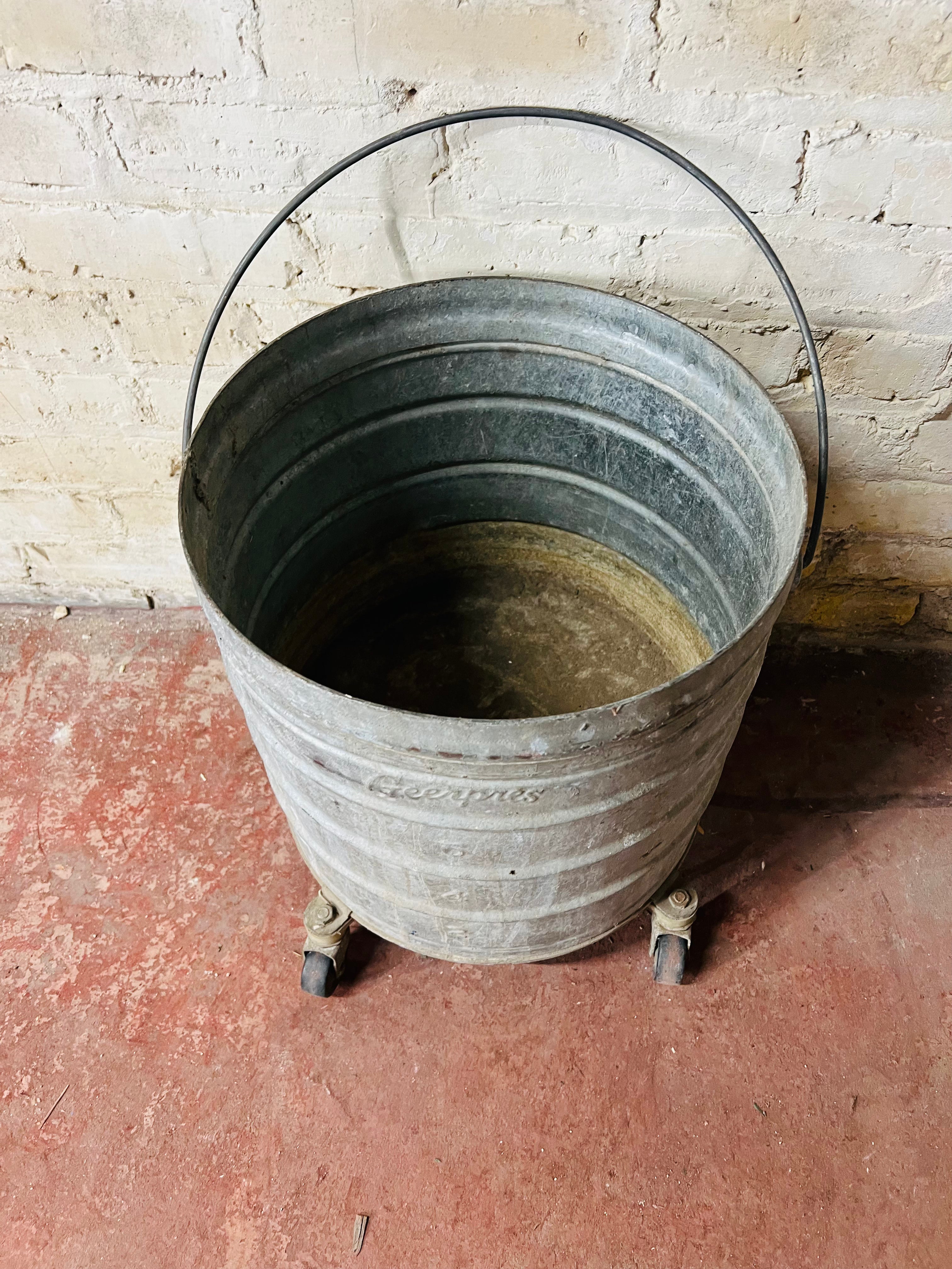Antique Geerpres Winger Laundry Bucket