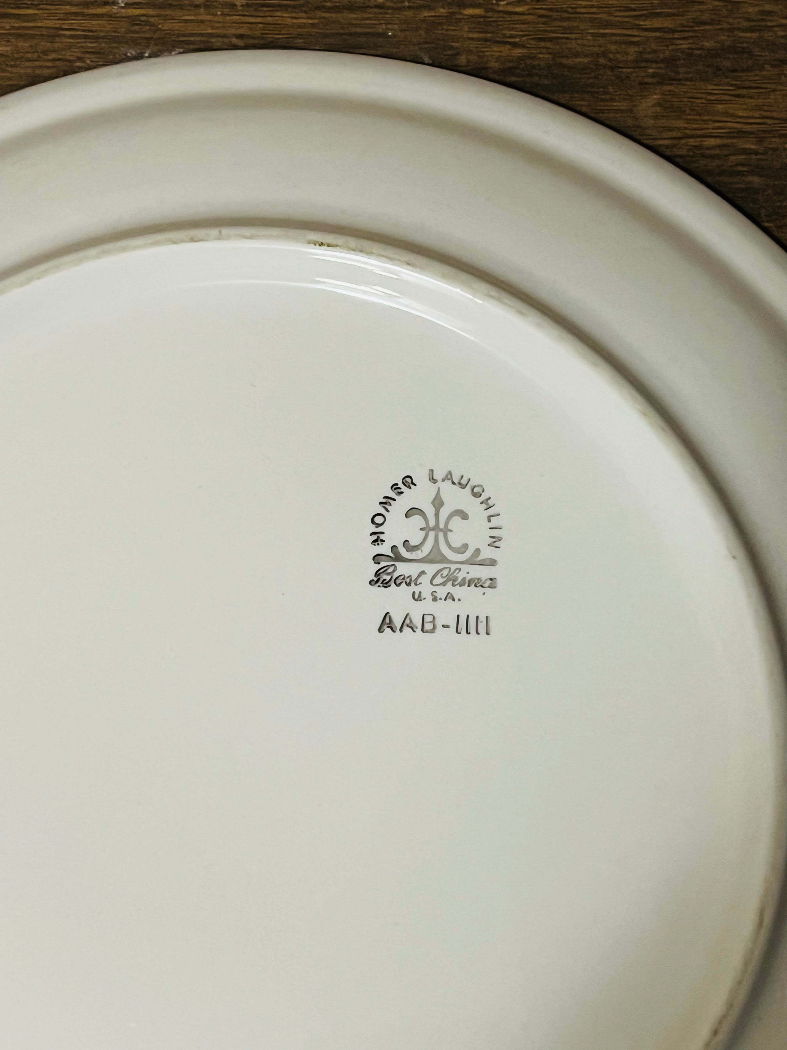 Homer Laughlin China Plate