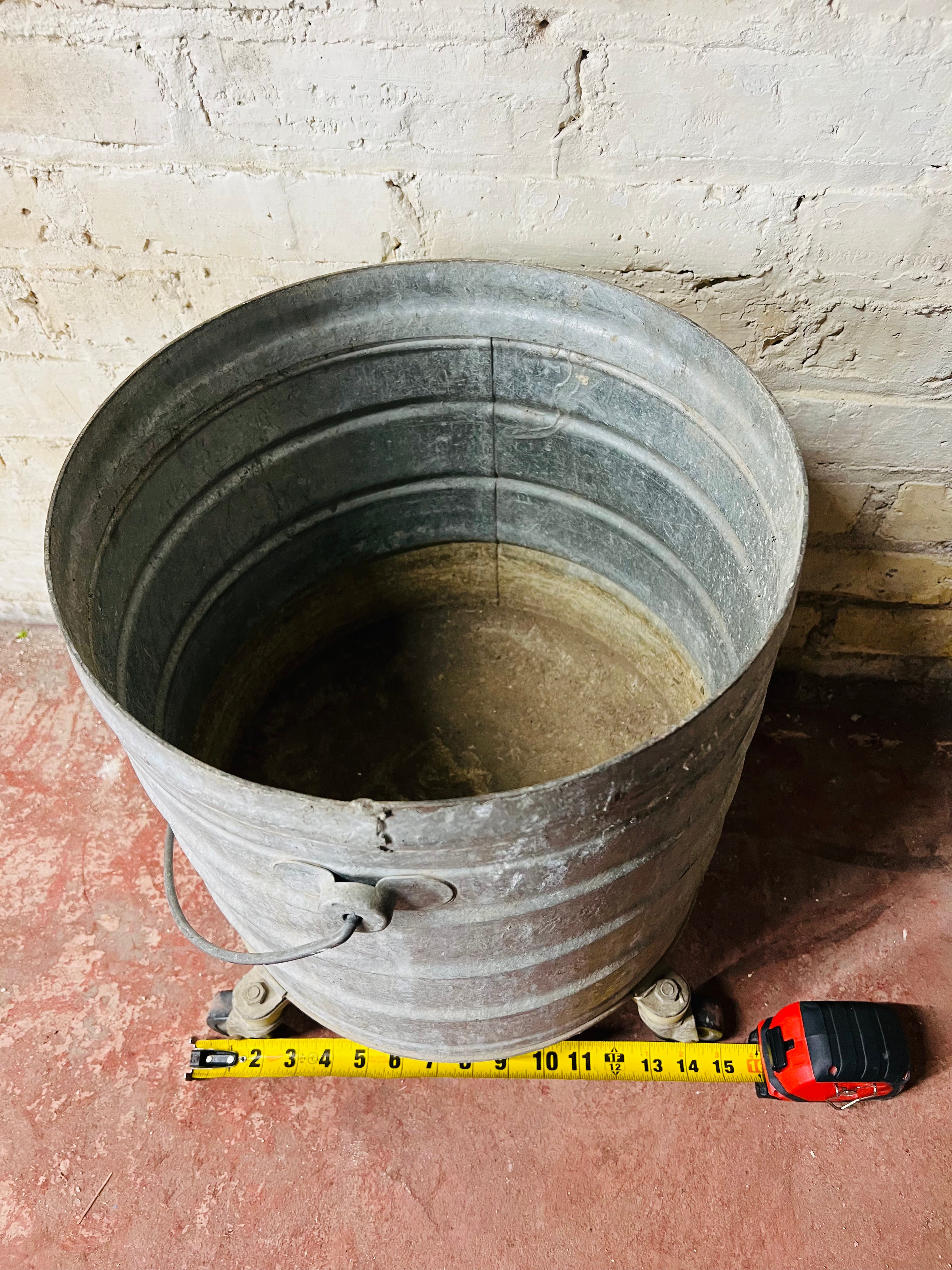 Antique Geerpres Winger Laundry Bucket