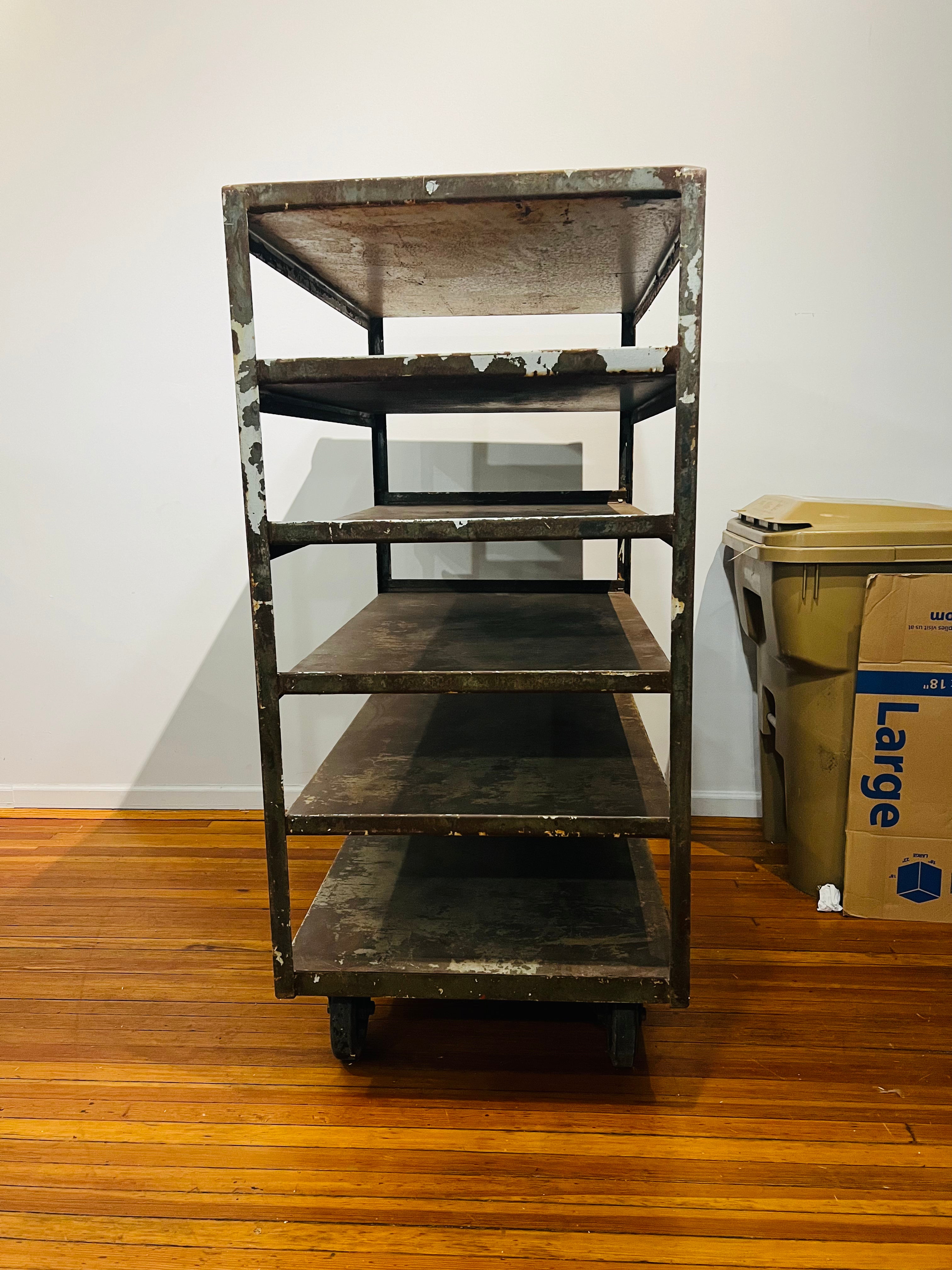 Vintage Industrial Cart