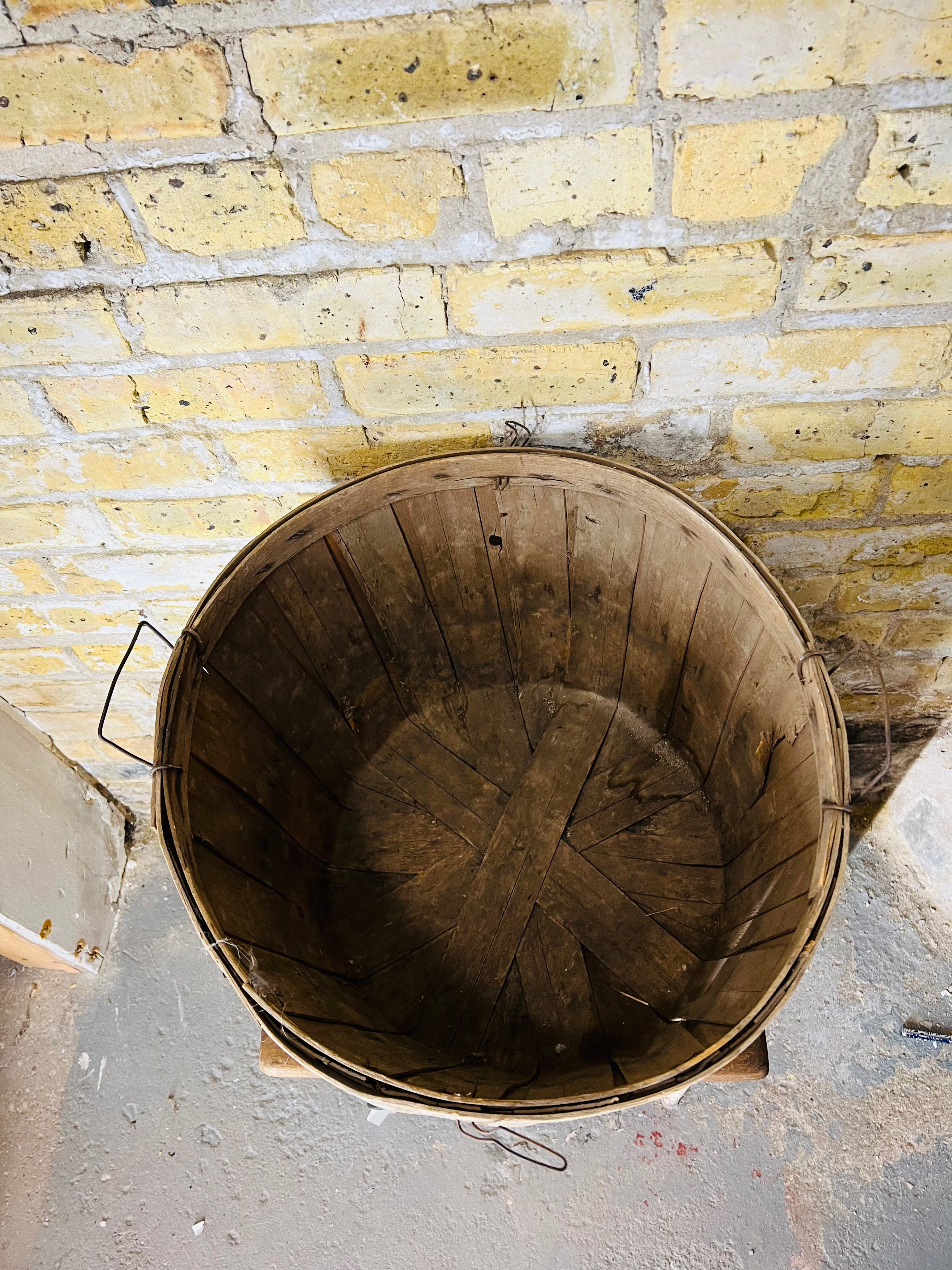 Vintage Orchard Bushel Basket