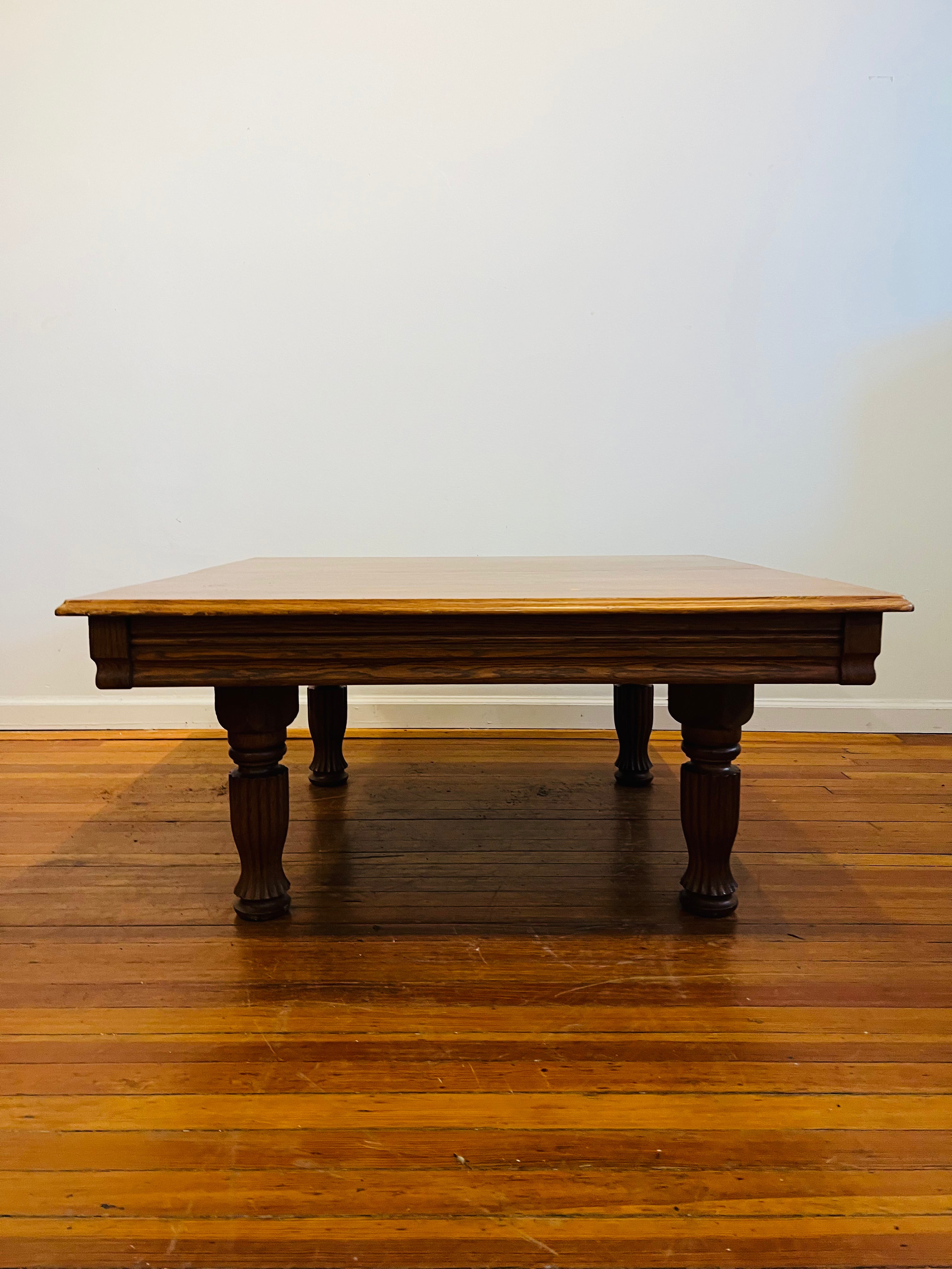 Vintage Oak Square Coffee Table