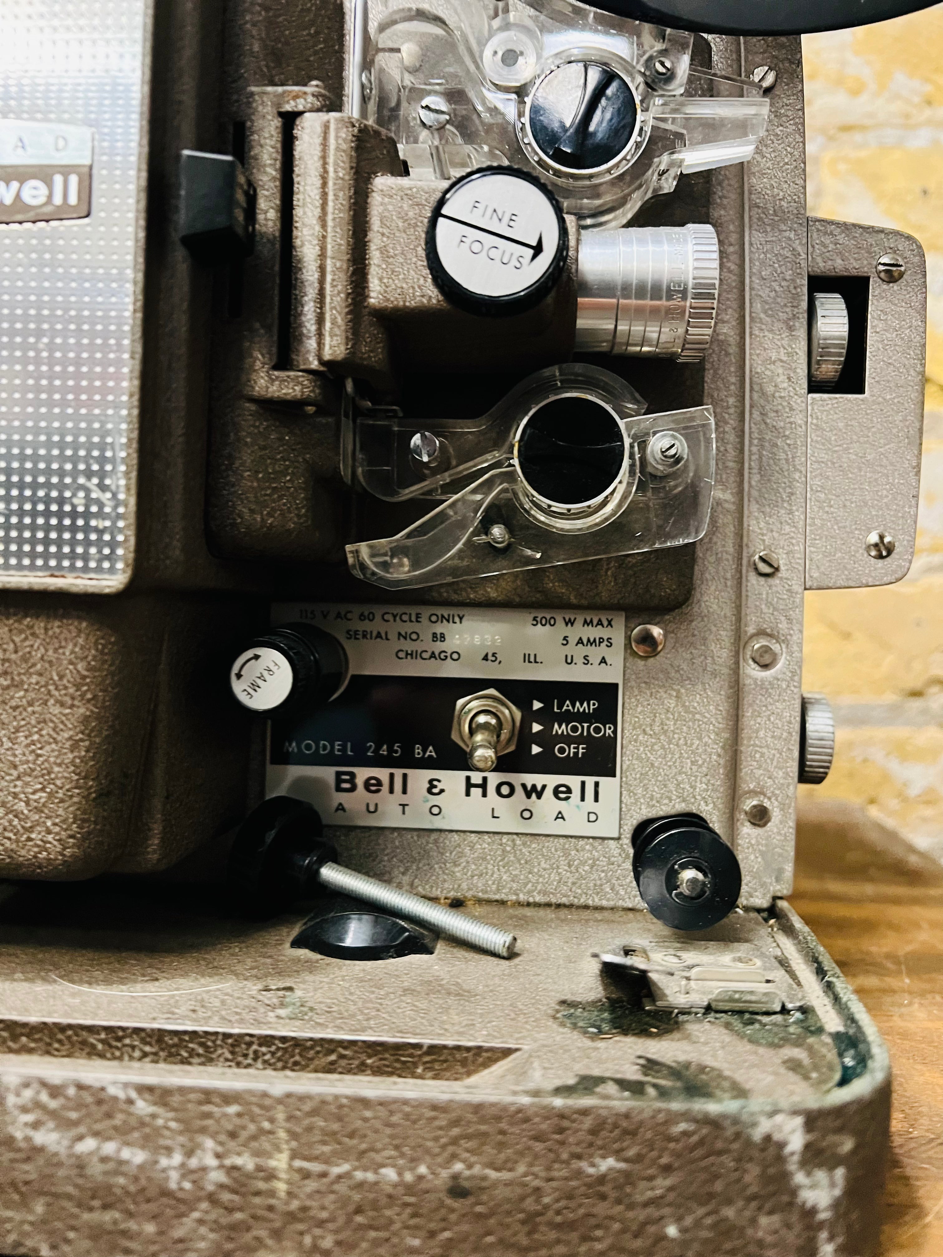 Bell and Howell auto load projector vintage.