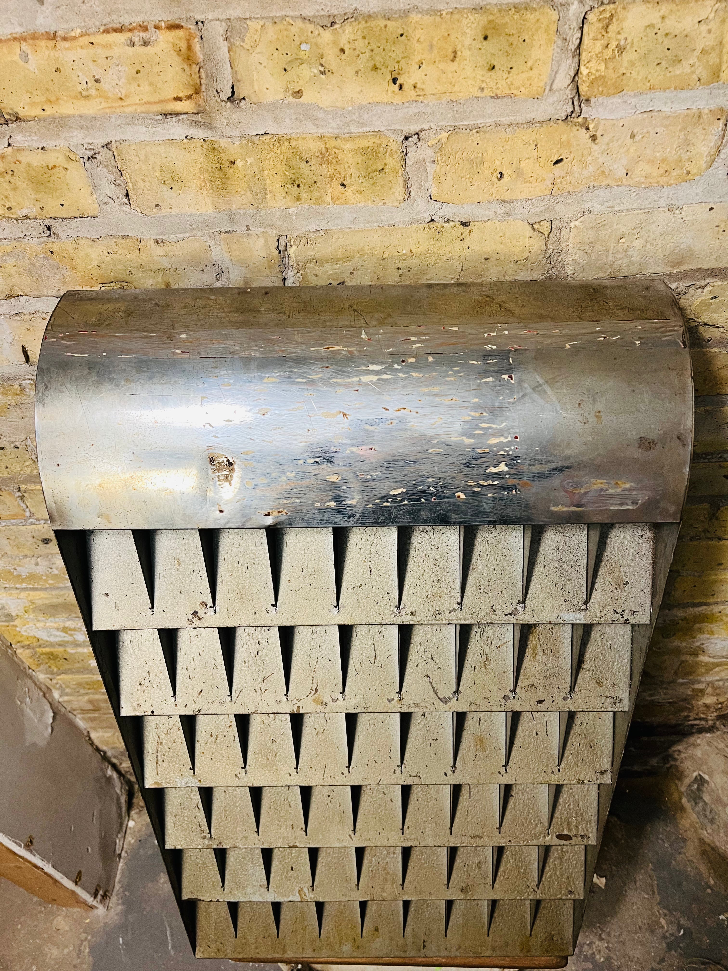 Industrial product storage rack