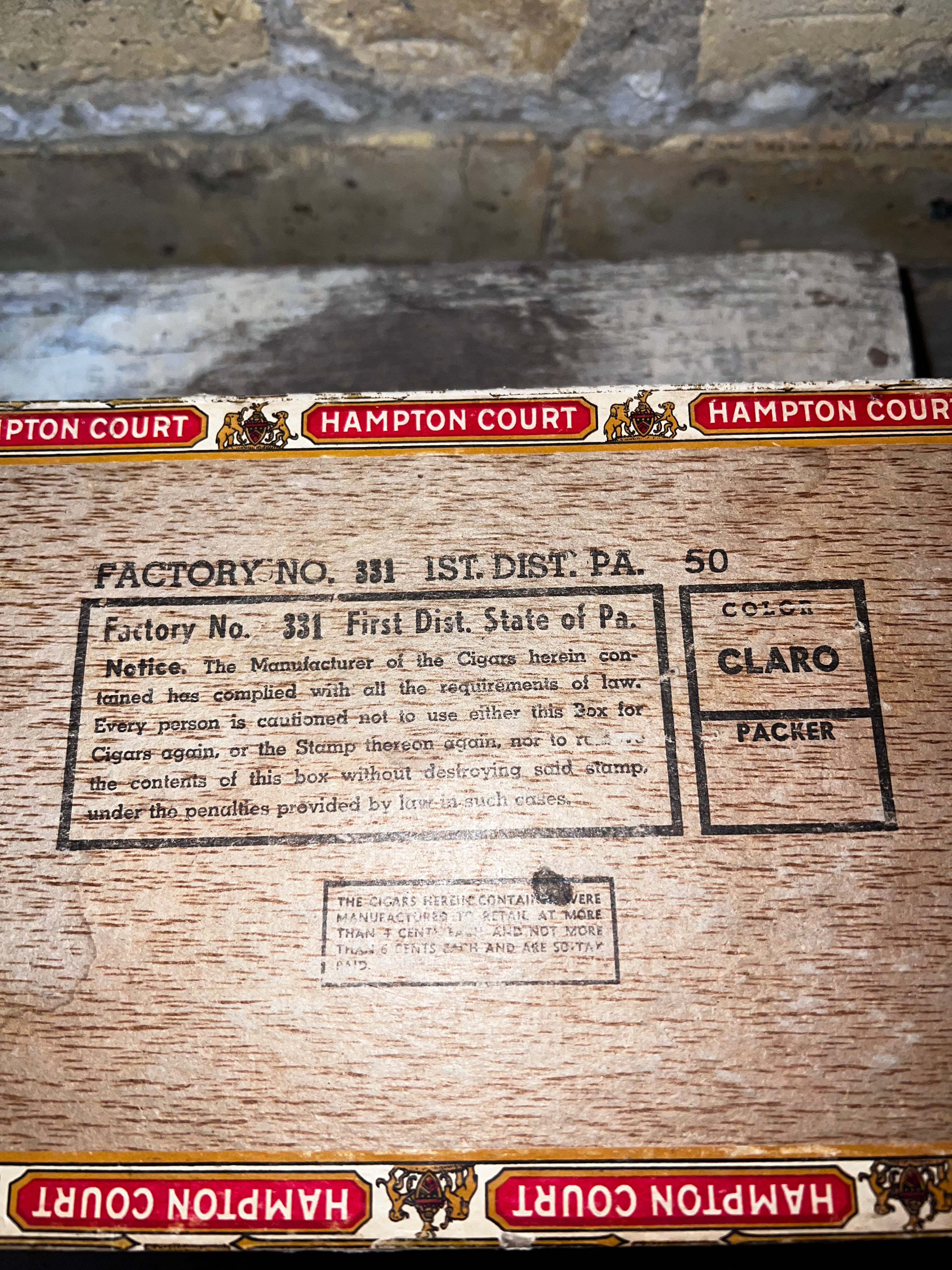 Hampton Court Cigar Box