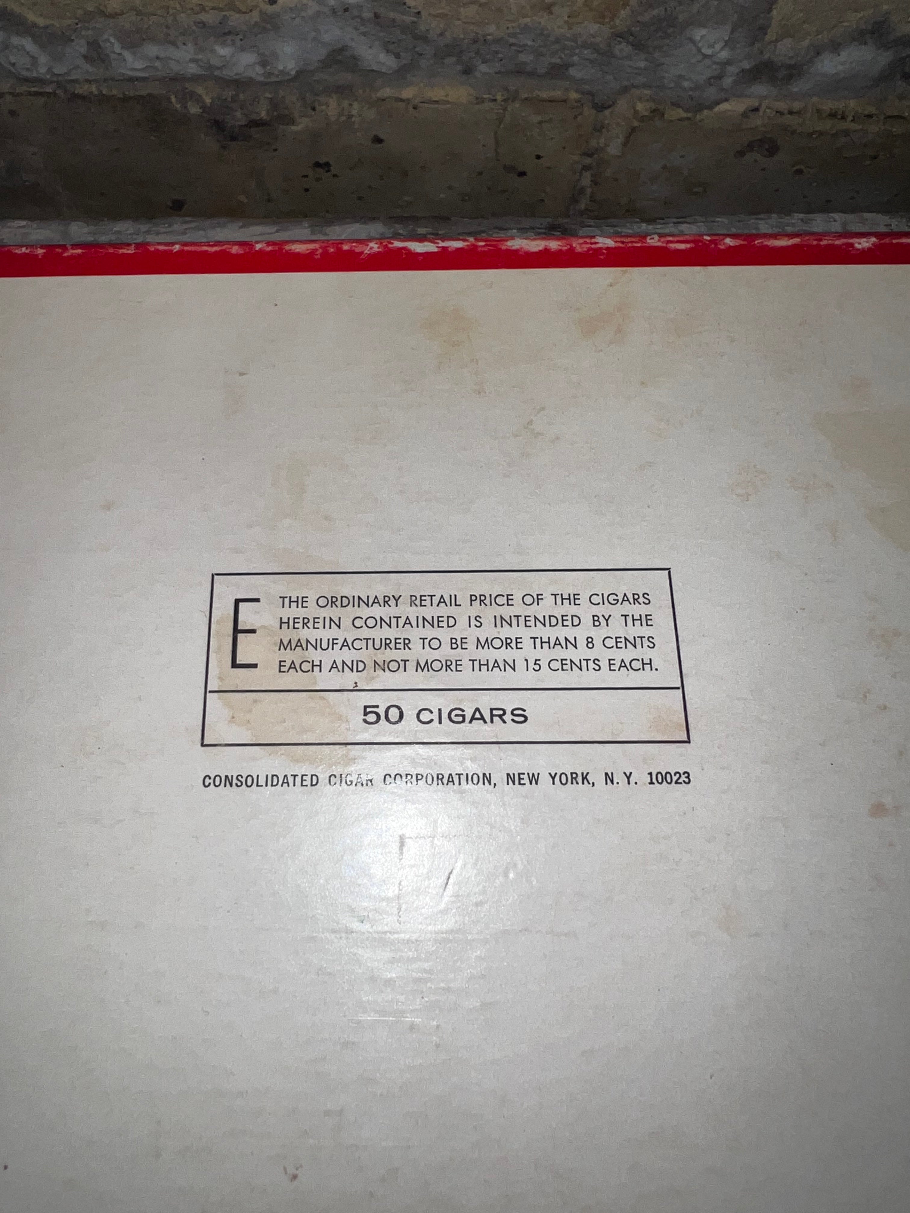 Muriel Cigar Cigar Box