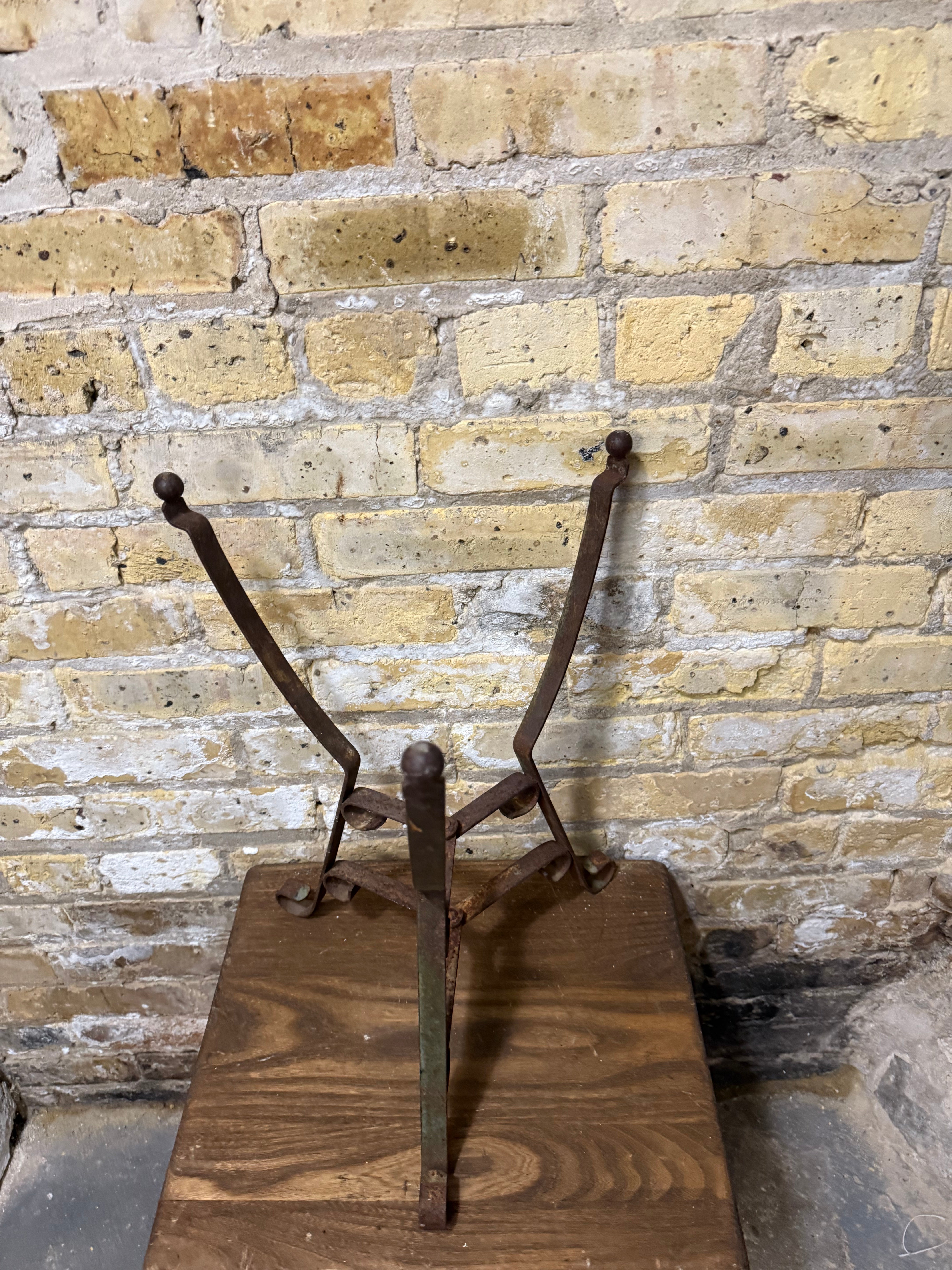 Vintage Wrought Iron Plant Stand