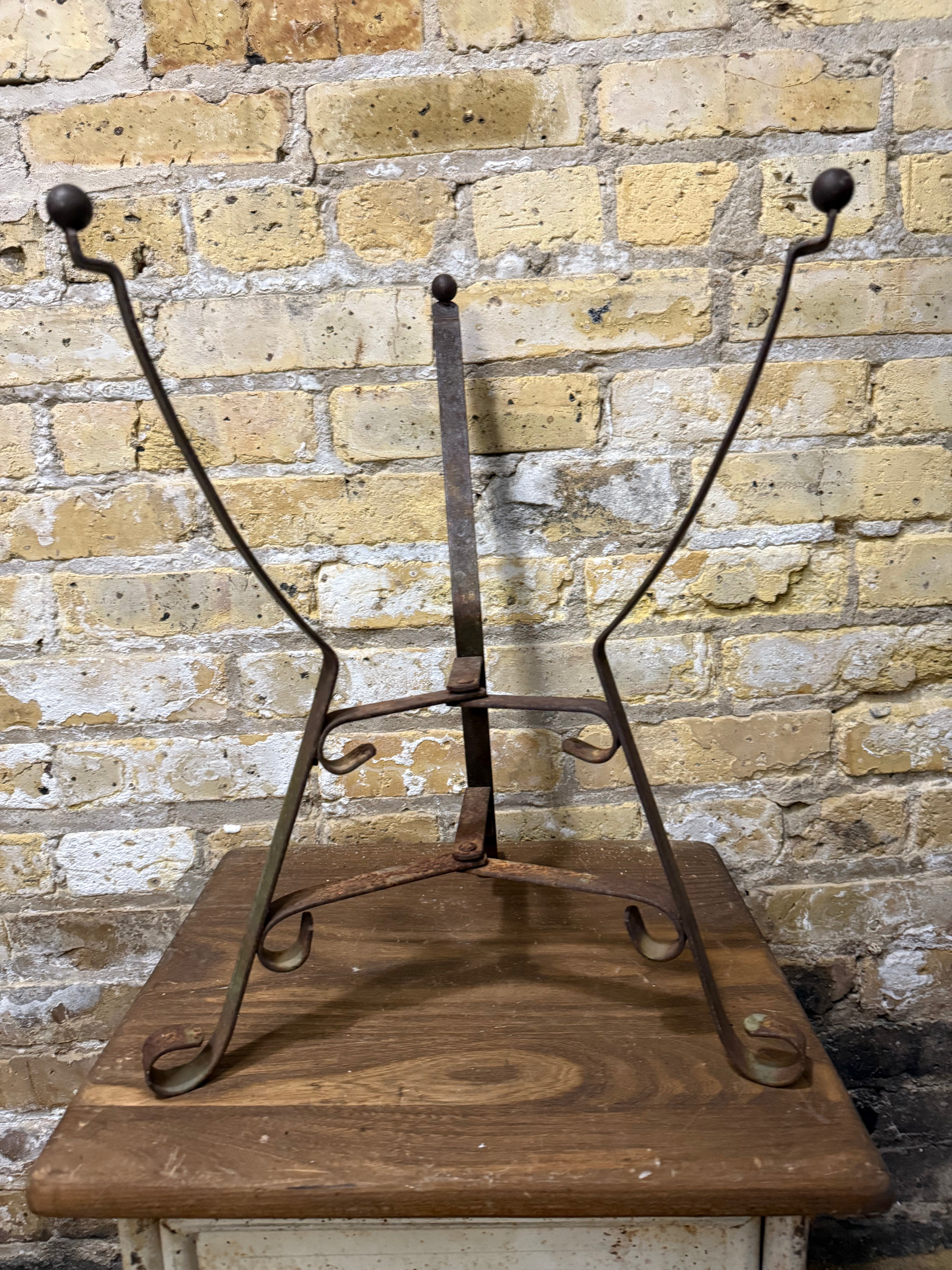 Vintage Wrought Iron Plant Stand