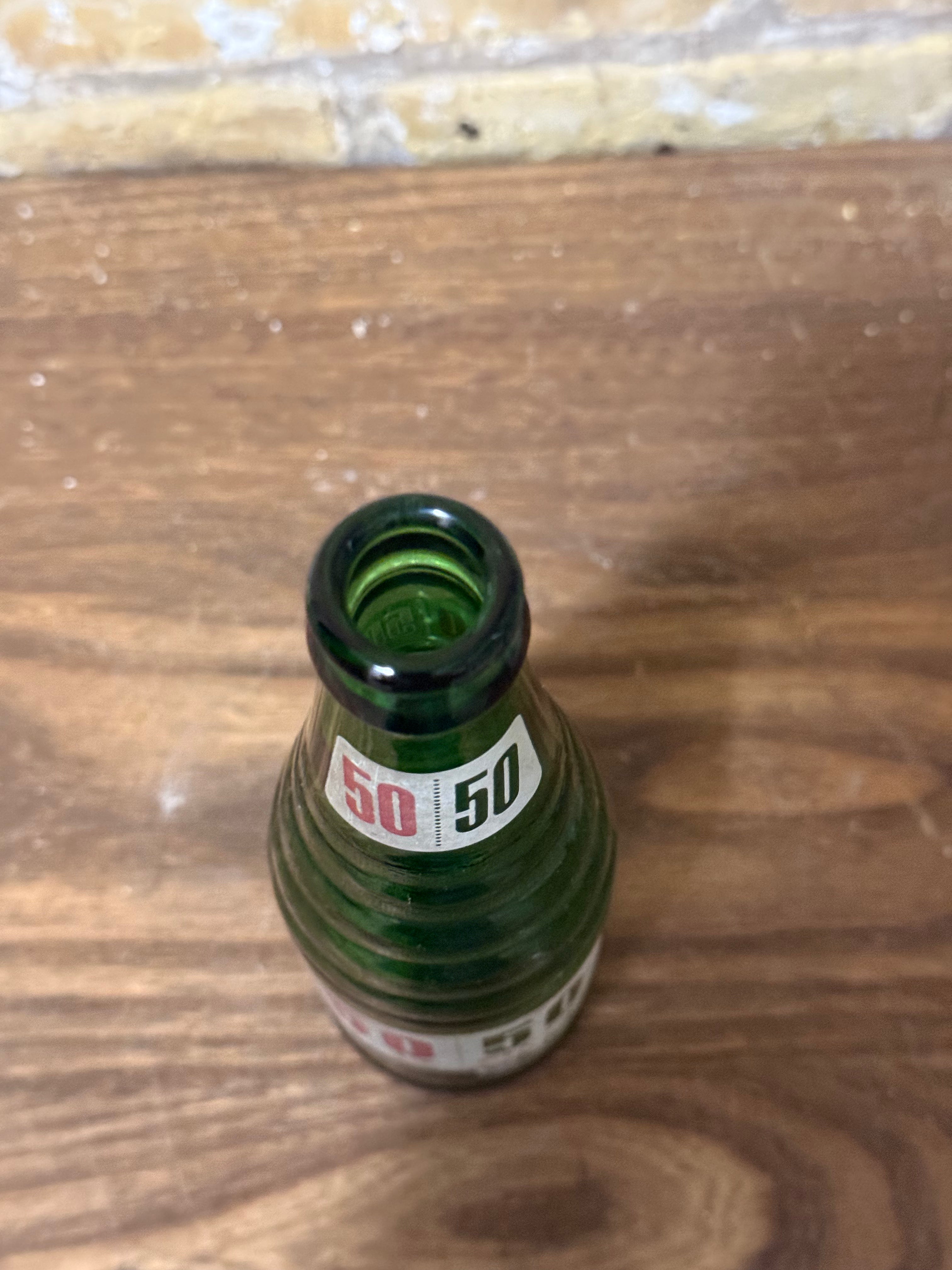 Canfields 50/50 Soda Bottle 1963
