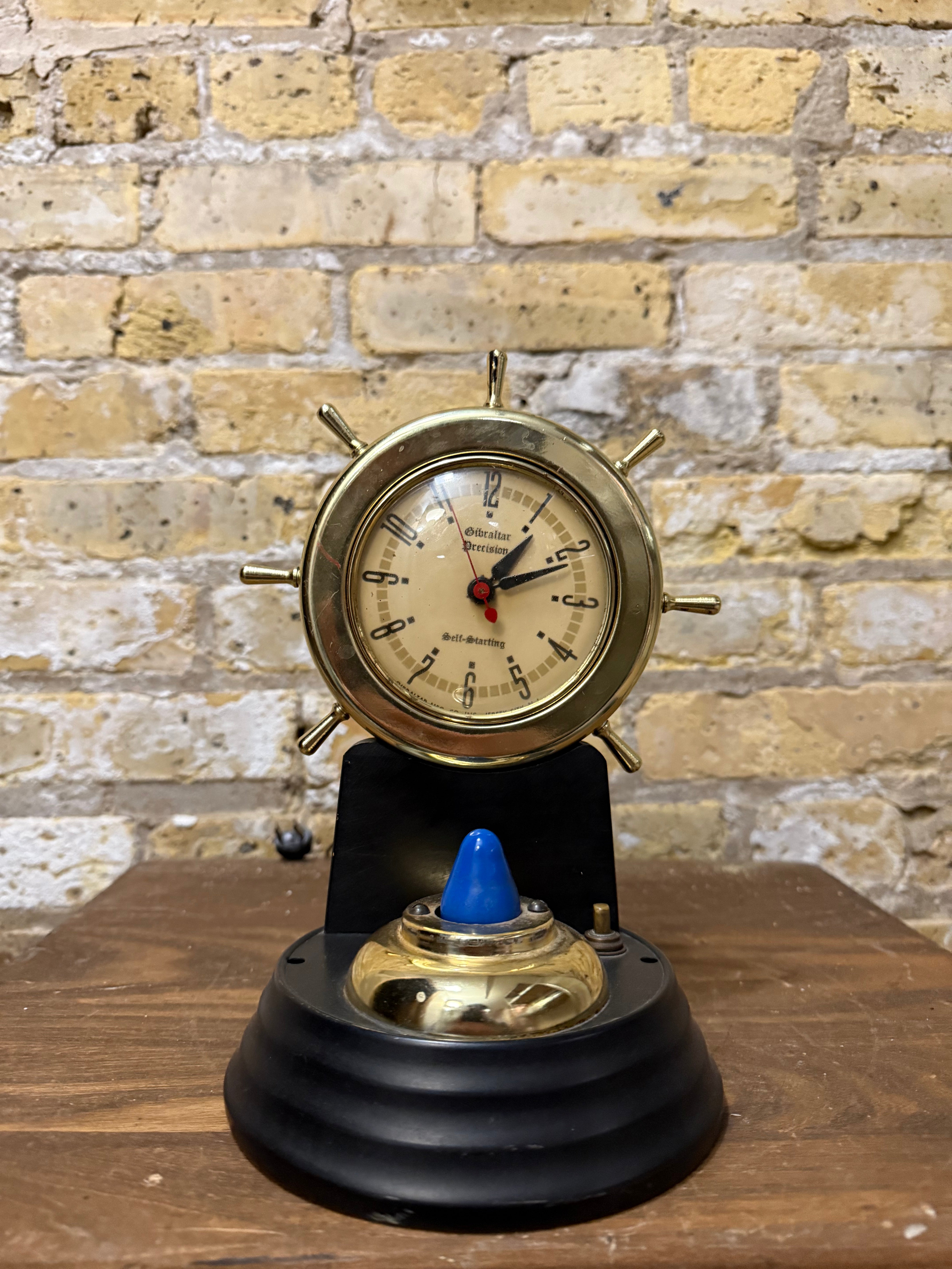 Gibraltar Precision Self Starting Clock with Blue Light
