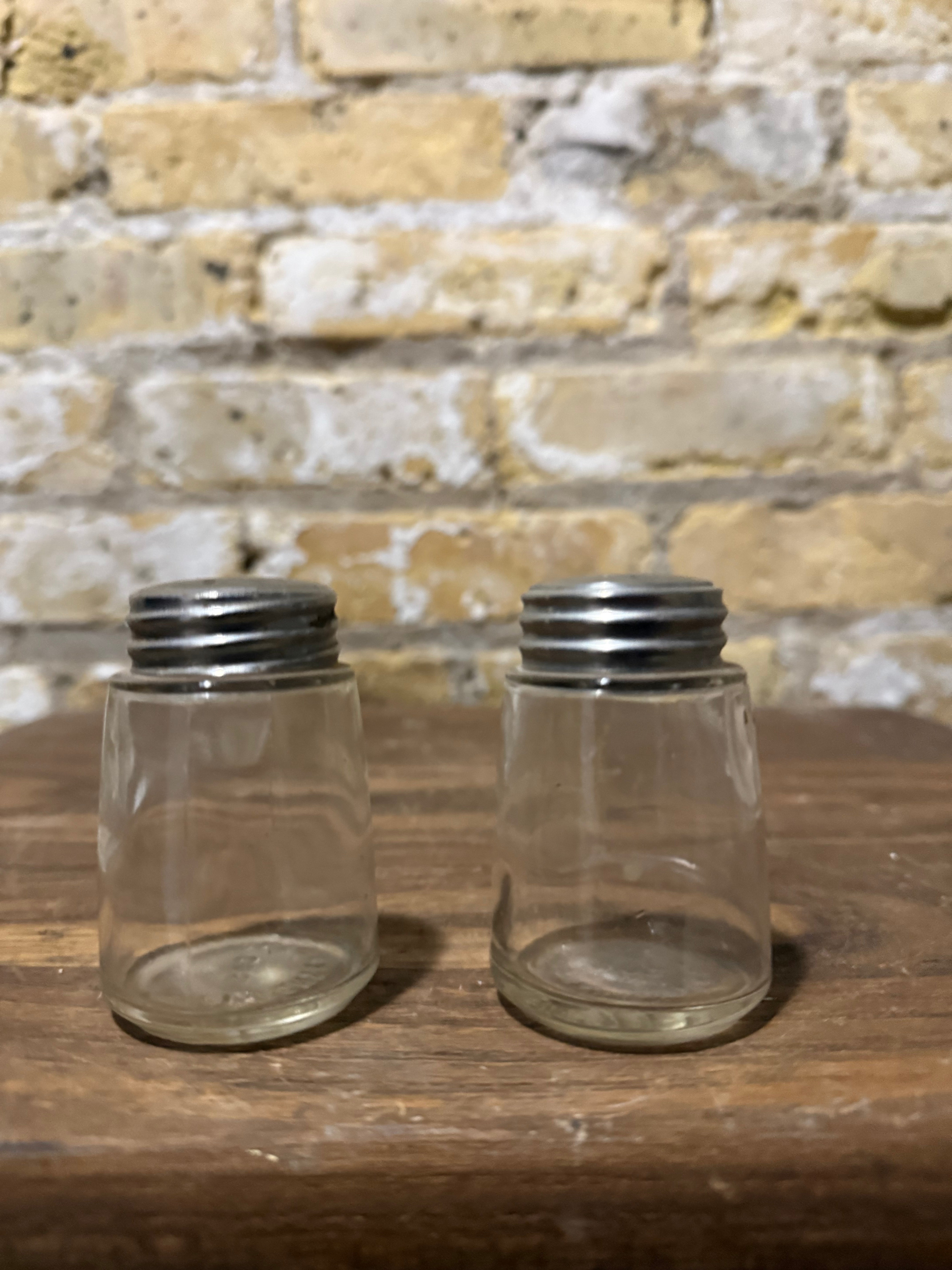 Dispenser Set of Salt and Pepper Shakers