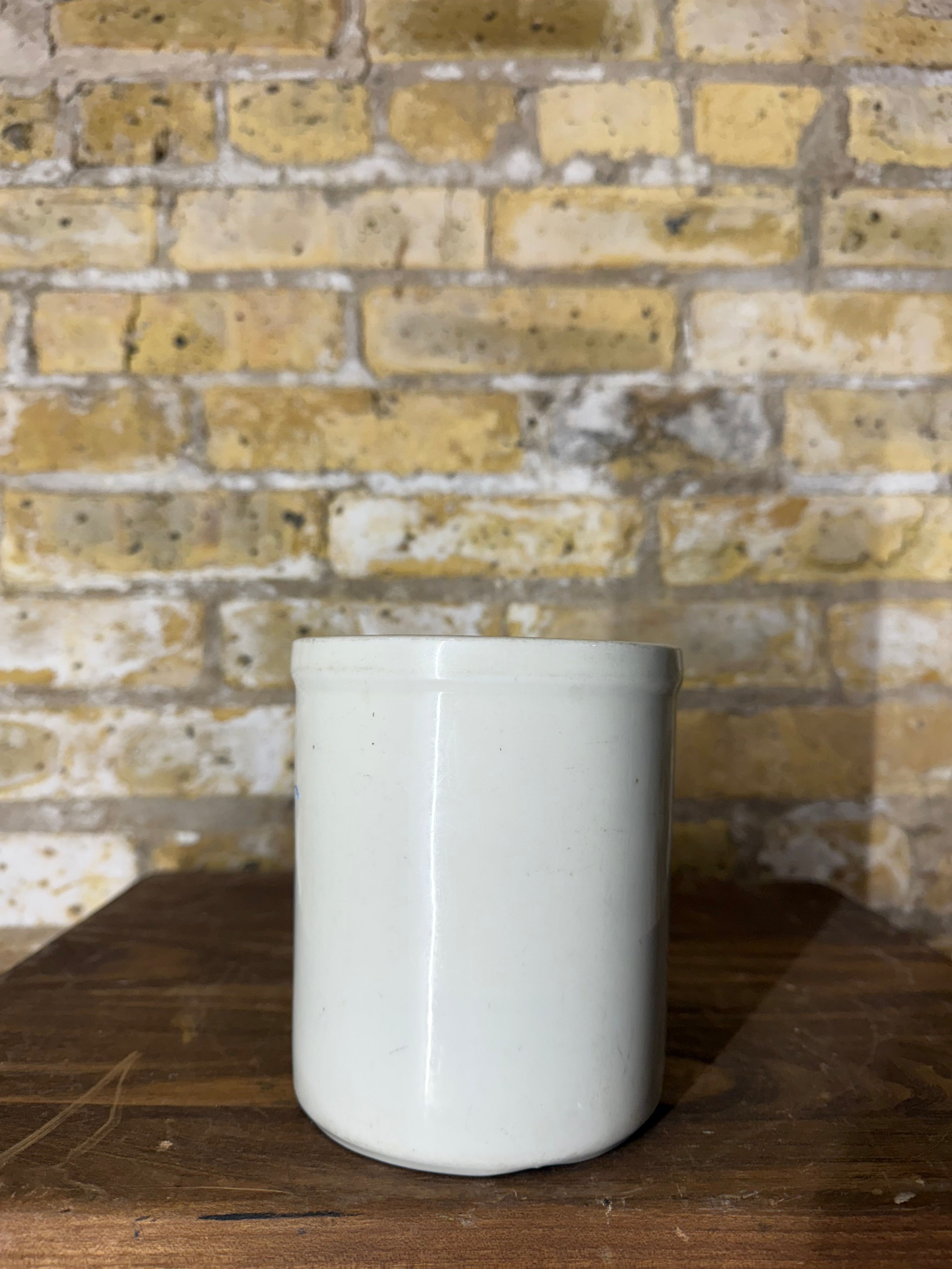 Vintage Stoneware Utensil Container