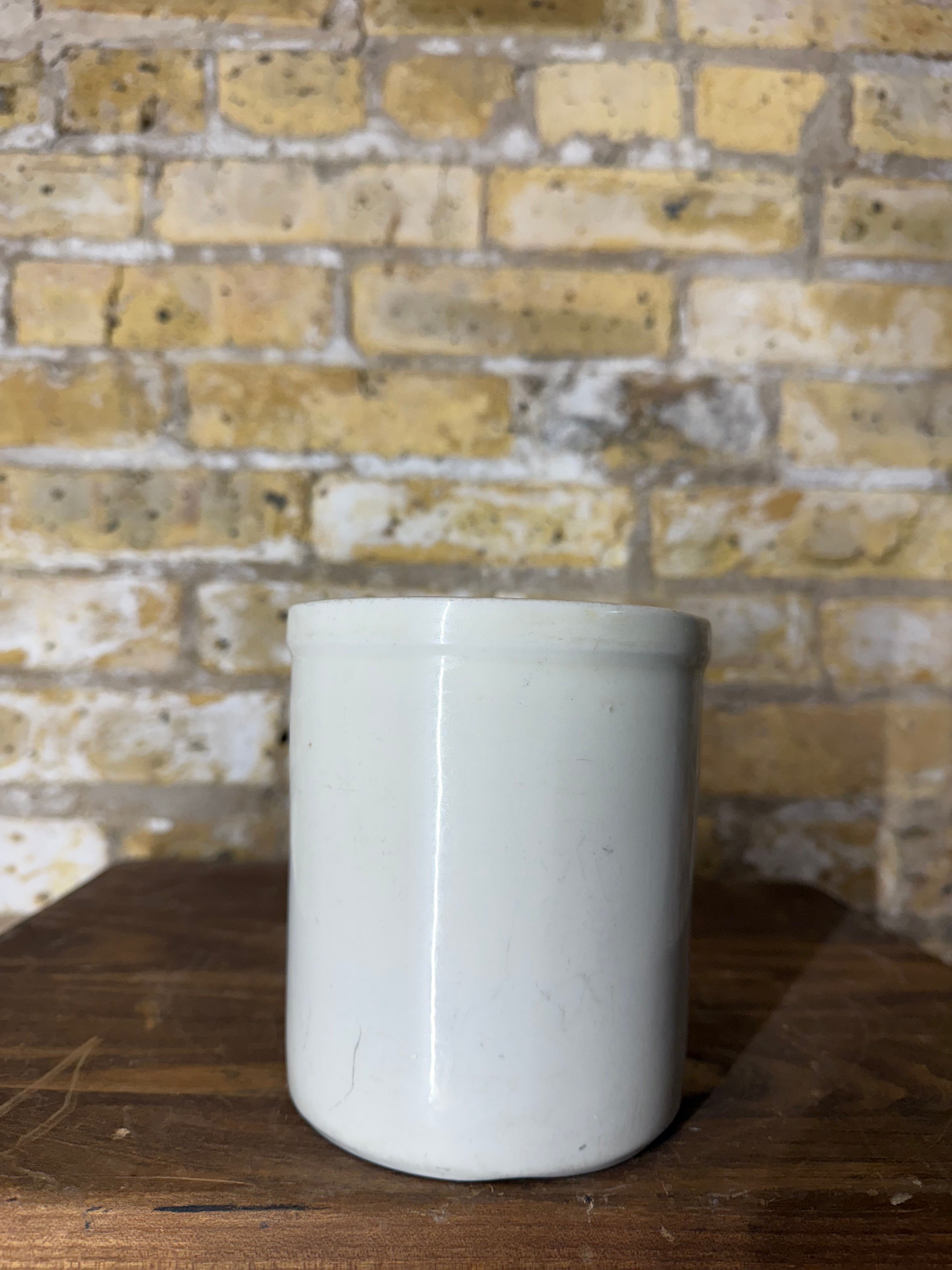 Vintage Stoneware Utensil Container