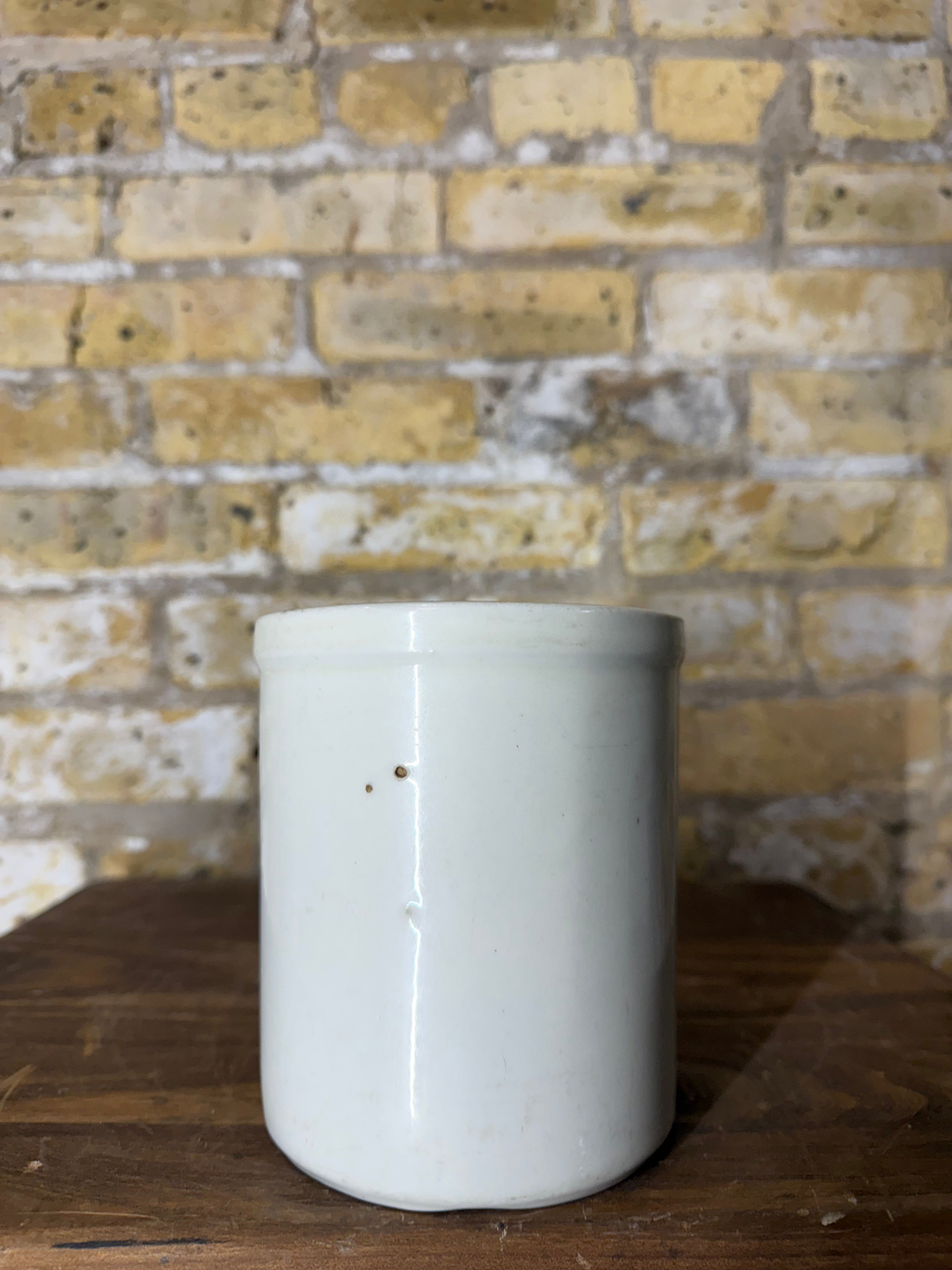 Vintage Stoneware Utensil Container