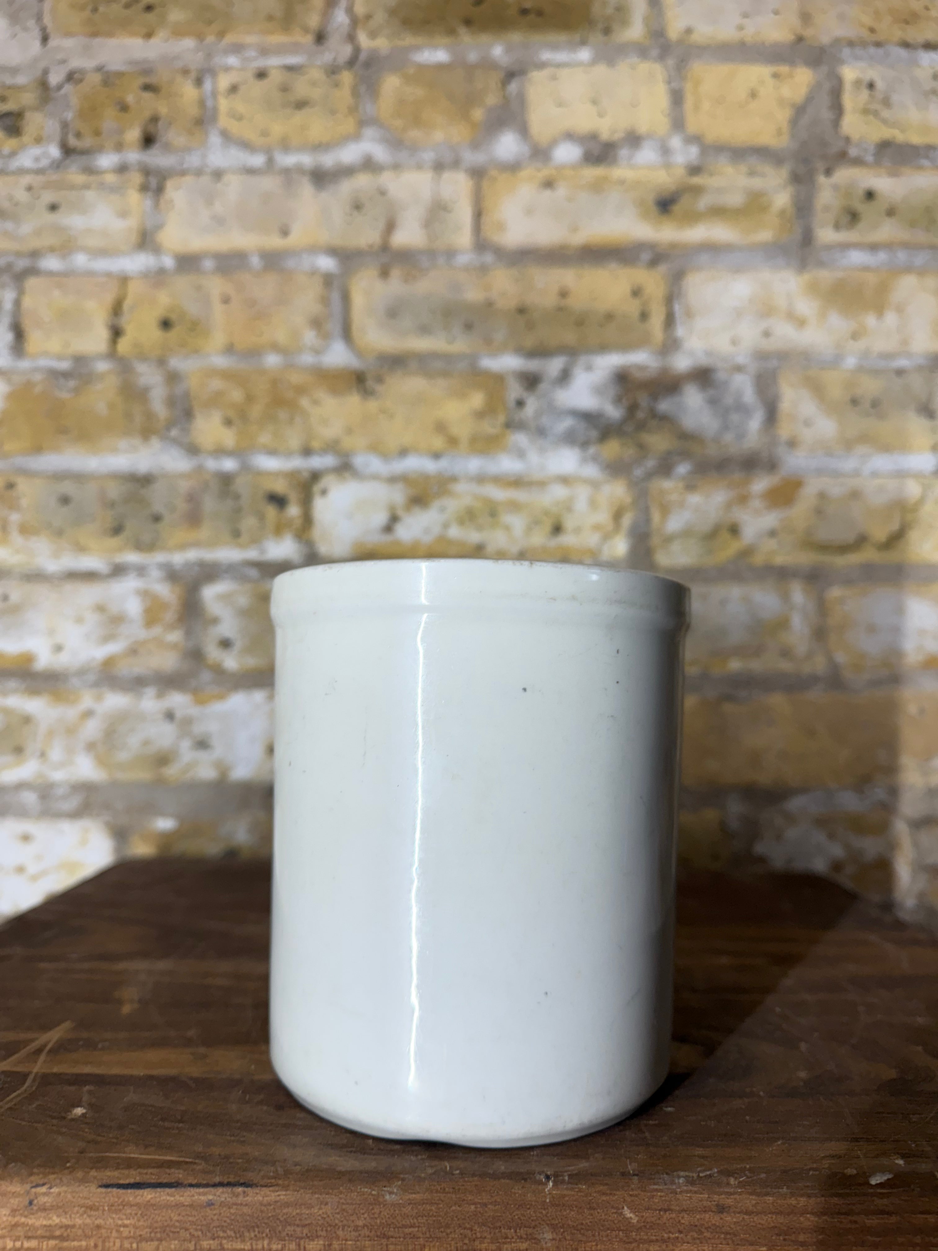 Vintage Stoneware Utensil Container