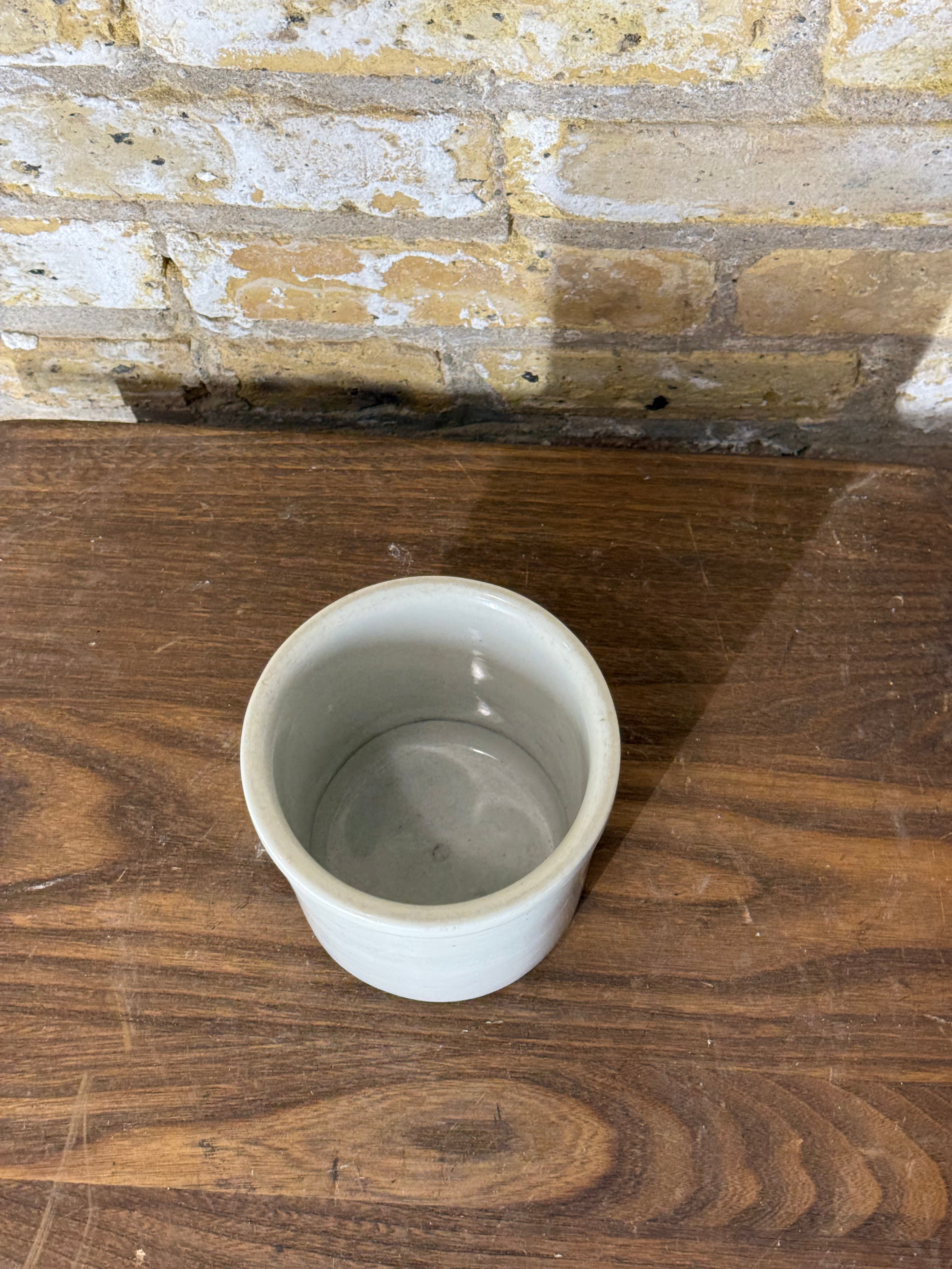 Vintage Stoneware Utensil Container
